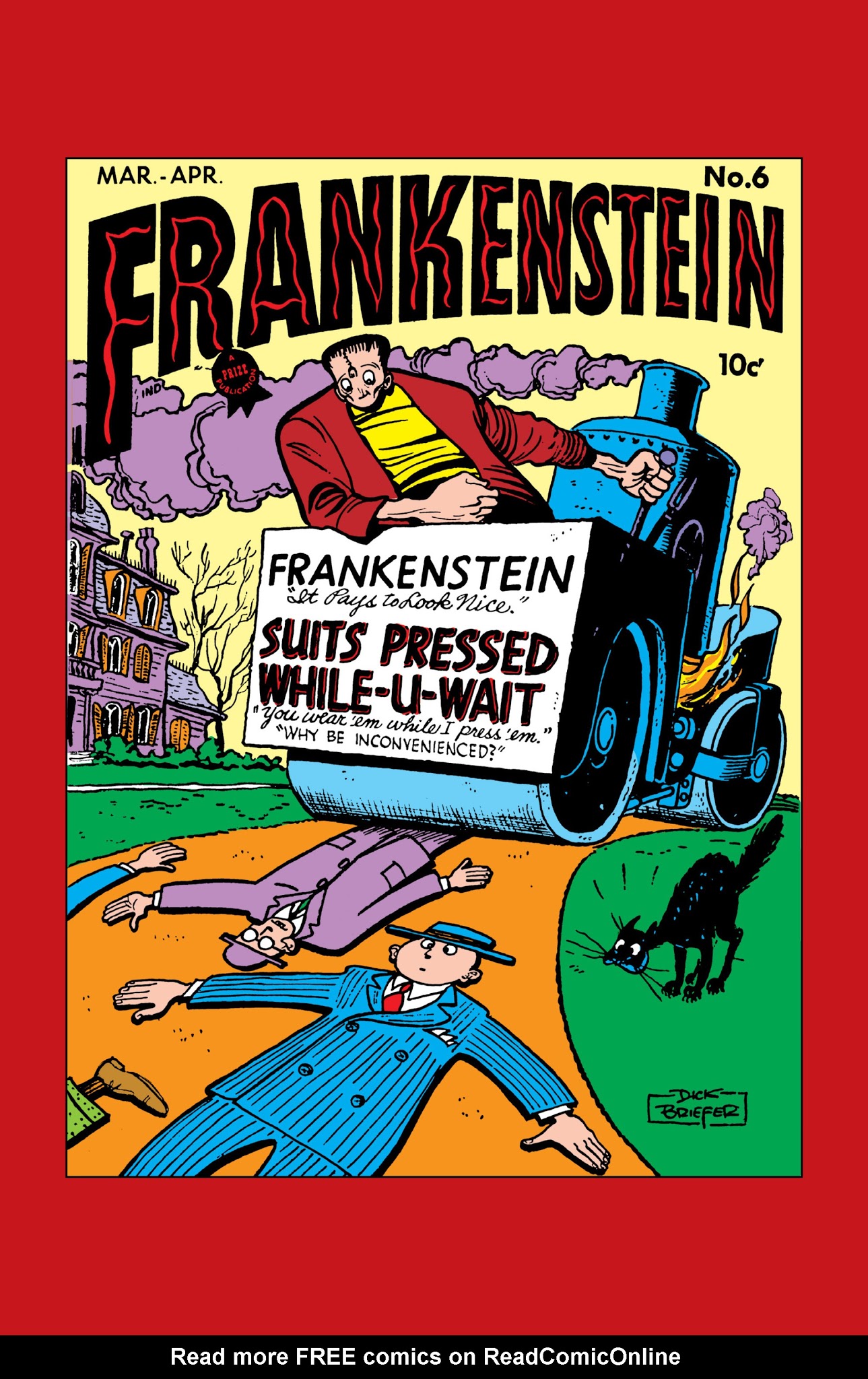 Read online Frankenstein: The Mad Science of Dick Briefer comic -  Issue # TPB - 231