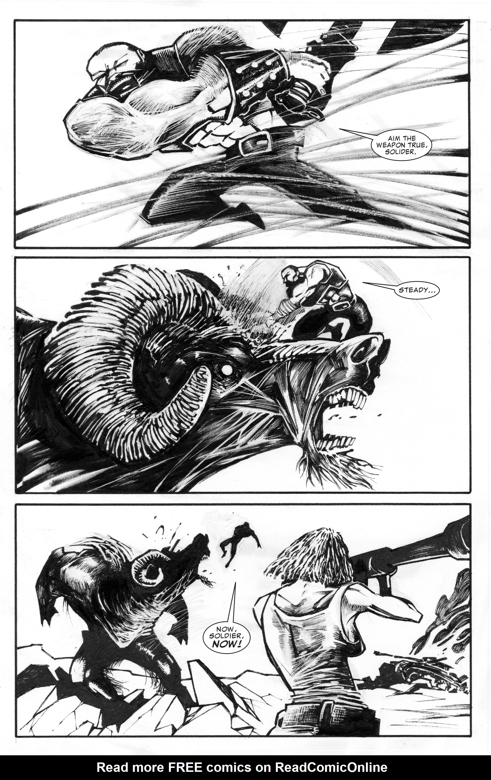 Read online The Savage Axe of Ares (B&W) comic -  Issue # Full - 40