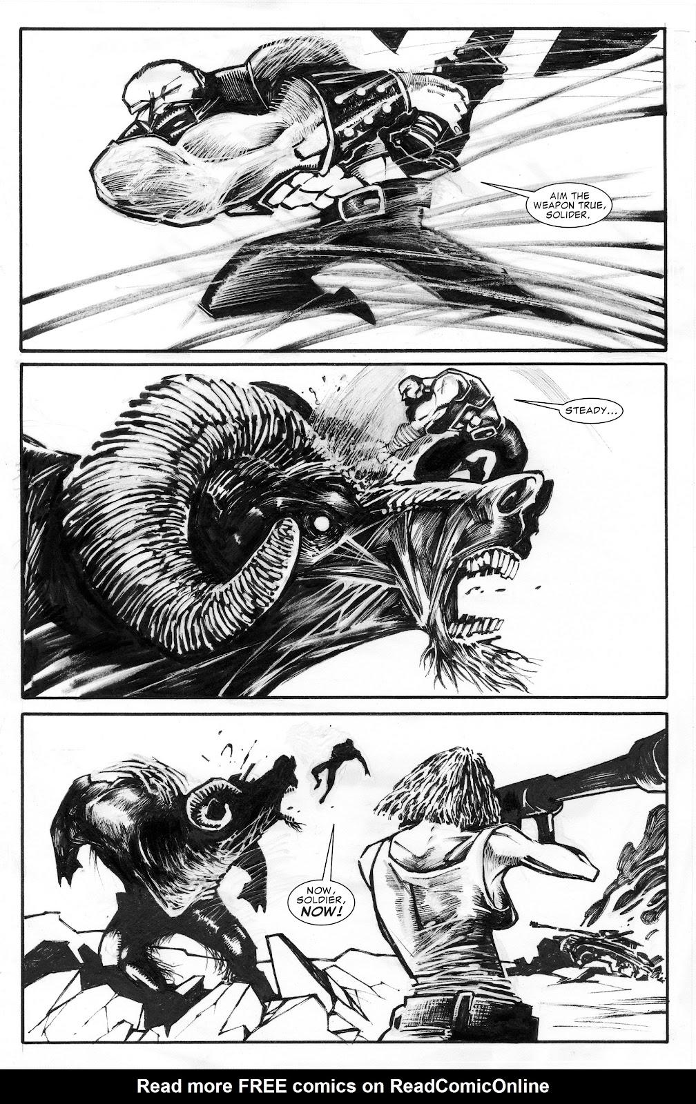The Savage Axe of Ares (B&W) issue Full - Page 40