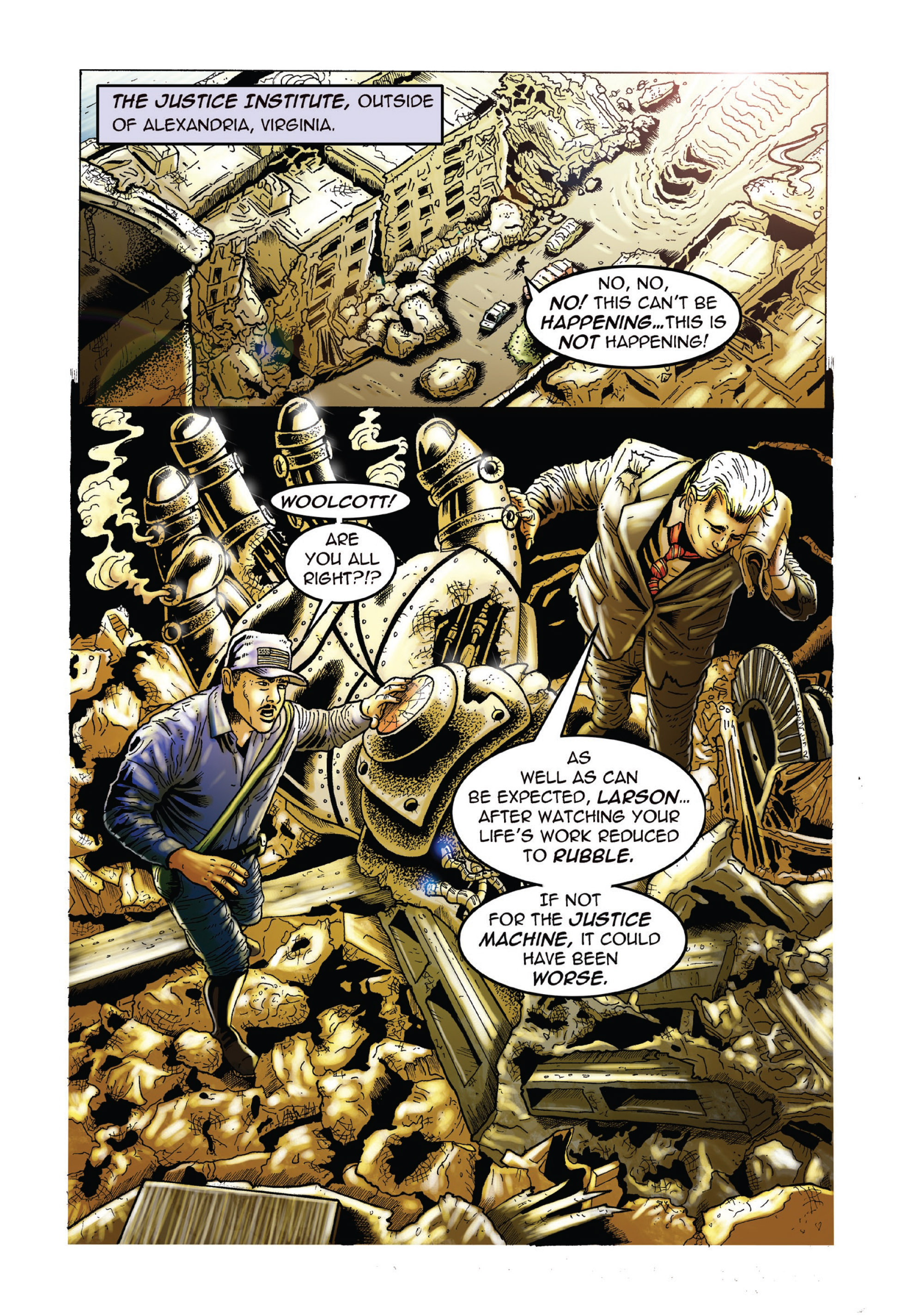 Read online The Justice Machine: Object of Power comic -  Issue # TPB - 9