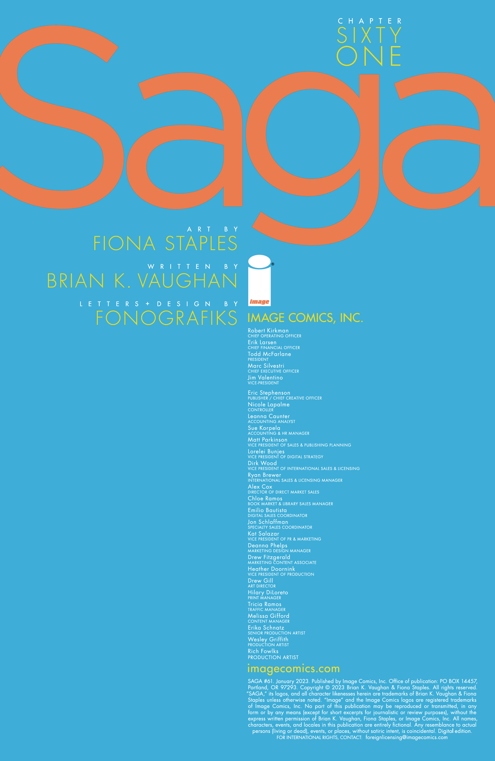 Read online Saga comic -  Issue #61 - 2