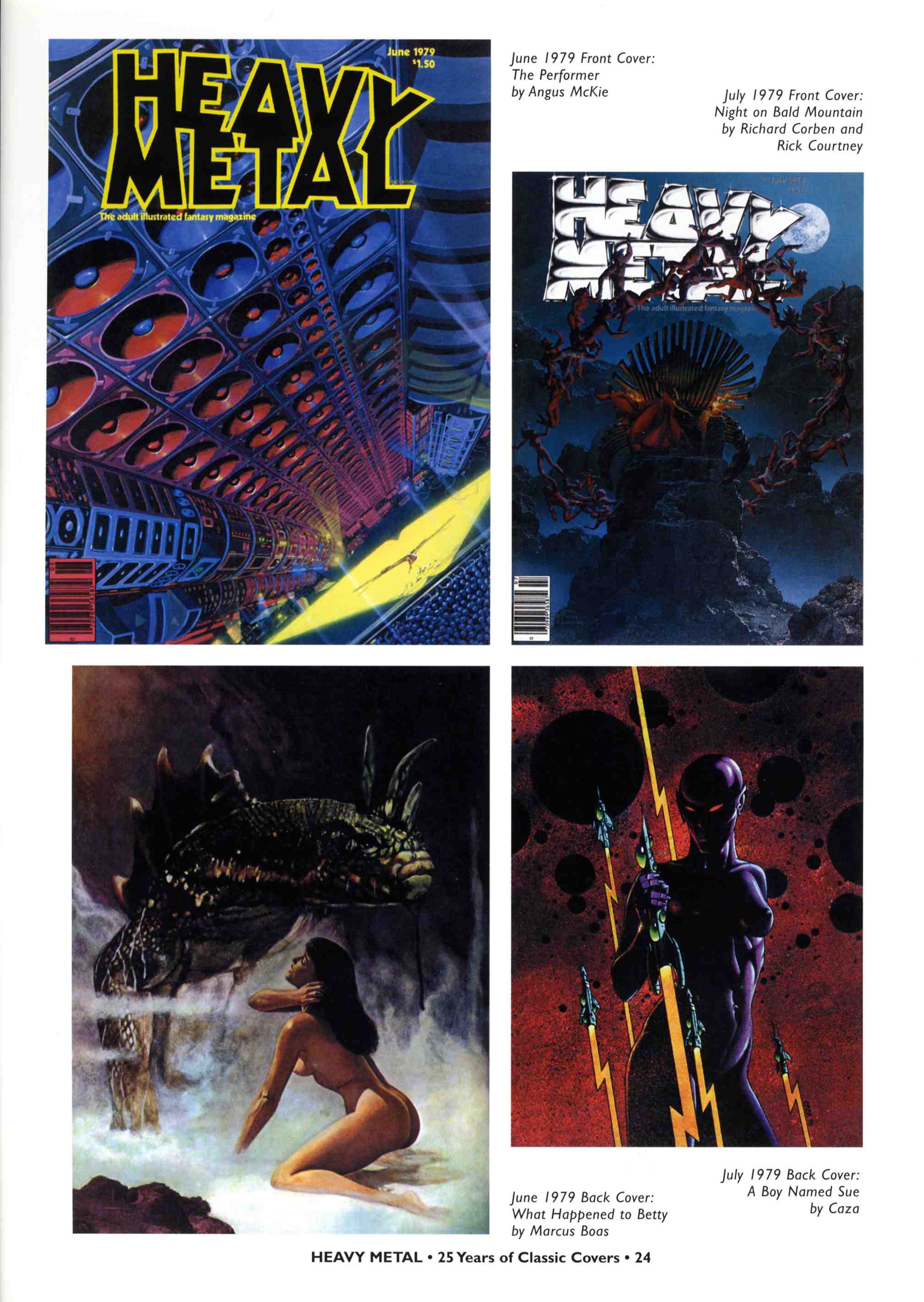 Read online Heavy Metal: 25 Years of Classic Covers comic -  Issue # TPB - 30