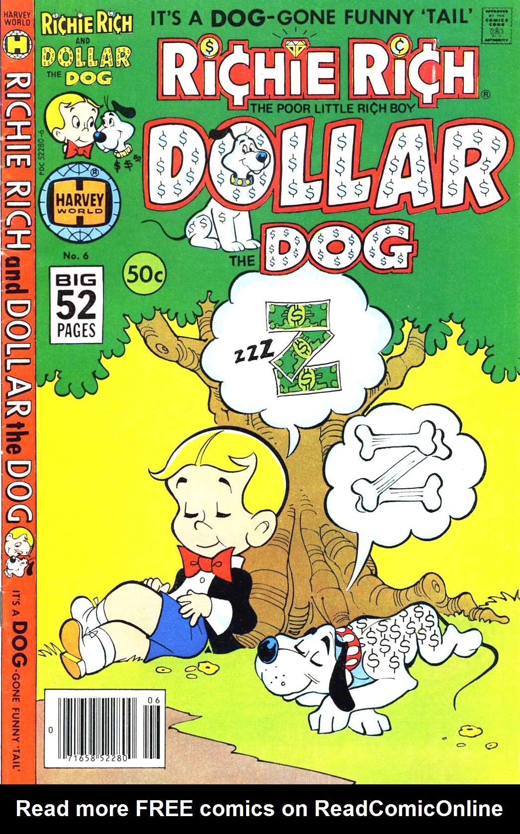 Read online Richie Rich & Dollar the Dog comic -  Issue #6 - 1
