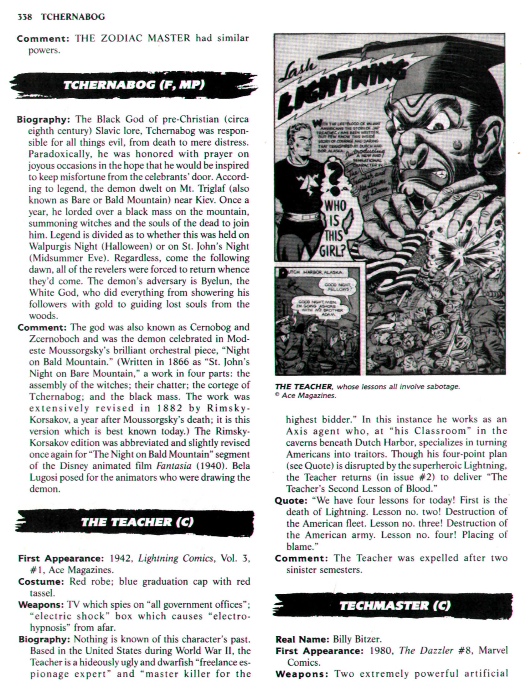 Read online The Encyclopedia of Super Villains comic -  Issue # TPB (Part 2) - 129