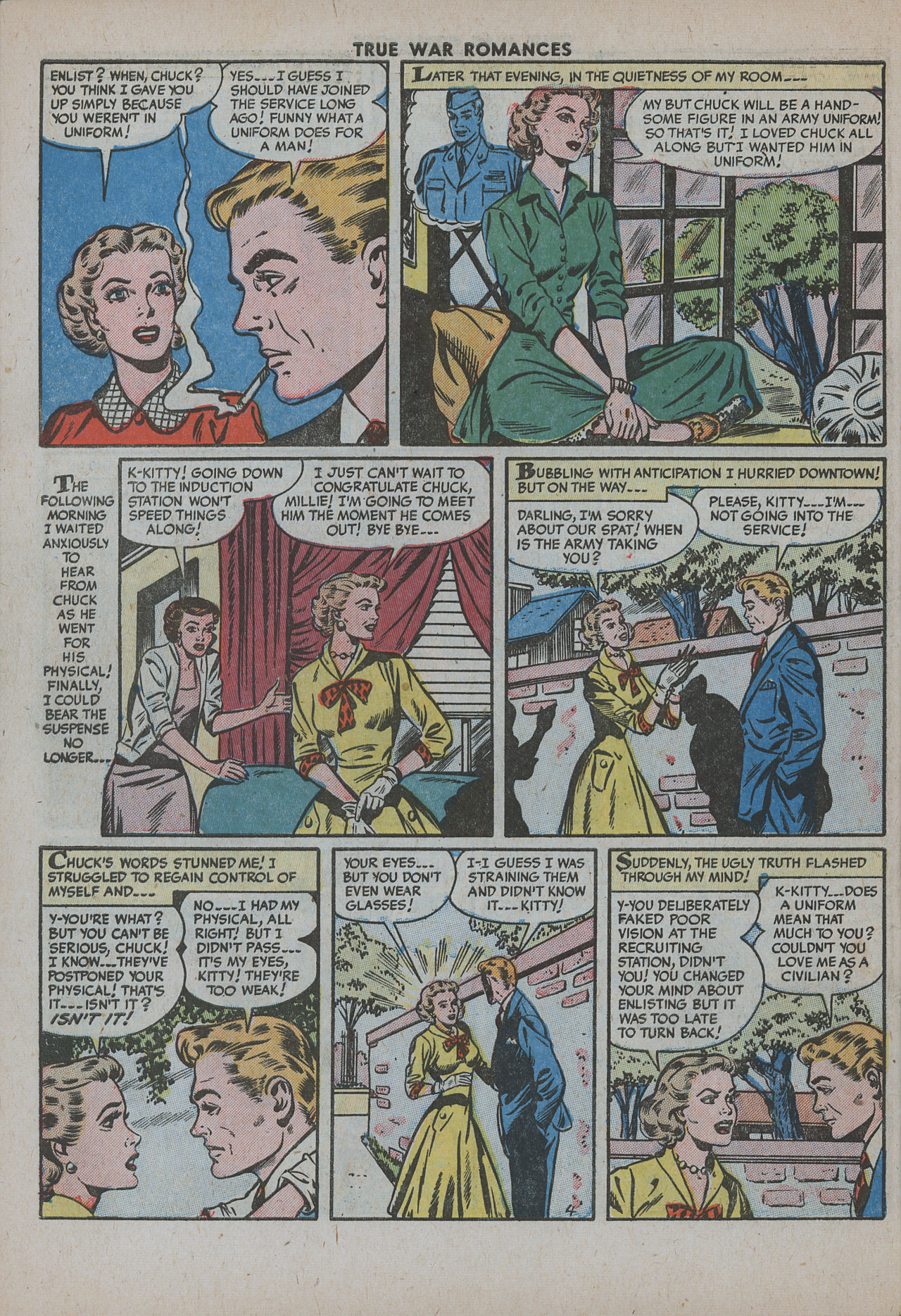Read online True War Romances comic -  Issue #15 - 30