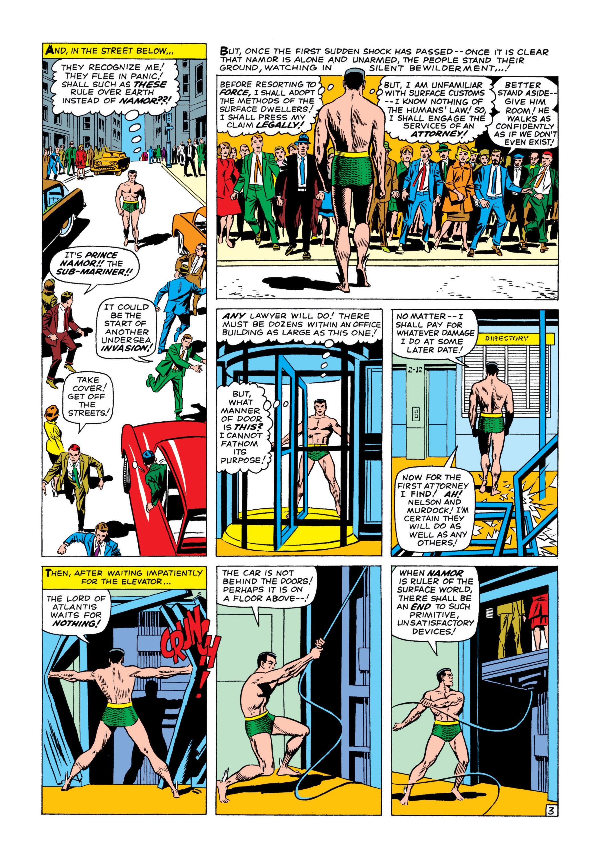 Read online Marvel Masterworks: The Sub-Mariner comic -  Issue # TPB 1 (Part 1) - 9