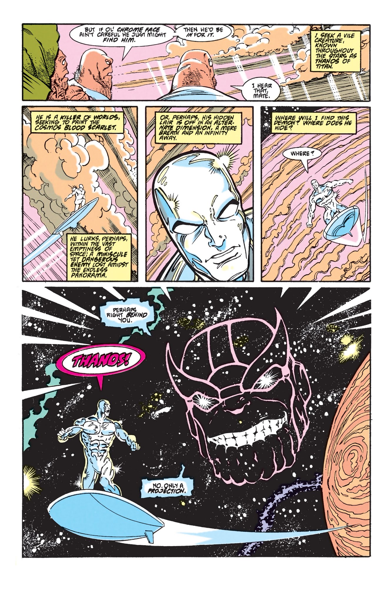 Read online Silver Surfer (1987) comic -  Issue # _TPB Silver Surfer - Rebirth of Thanos (Part 1) - 105