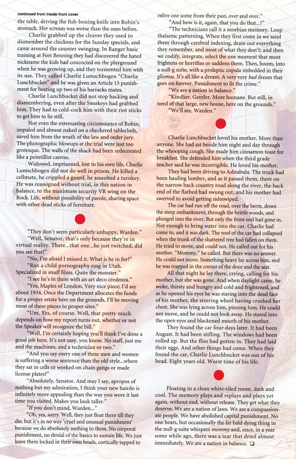 Read online Harlan Ellison's Dream Corridor comic -  Issue #3 - 16