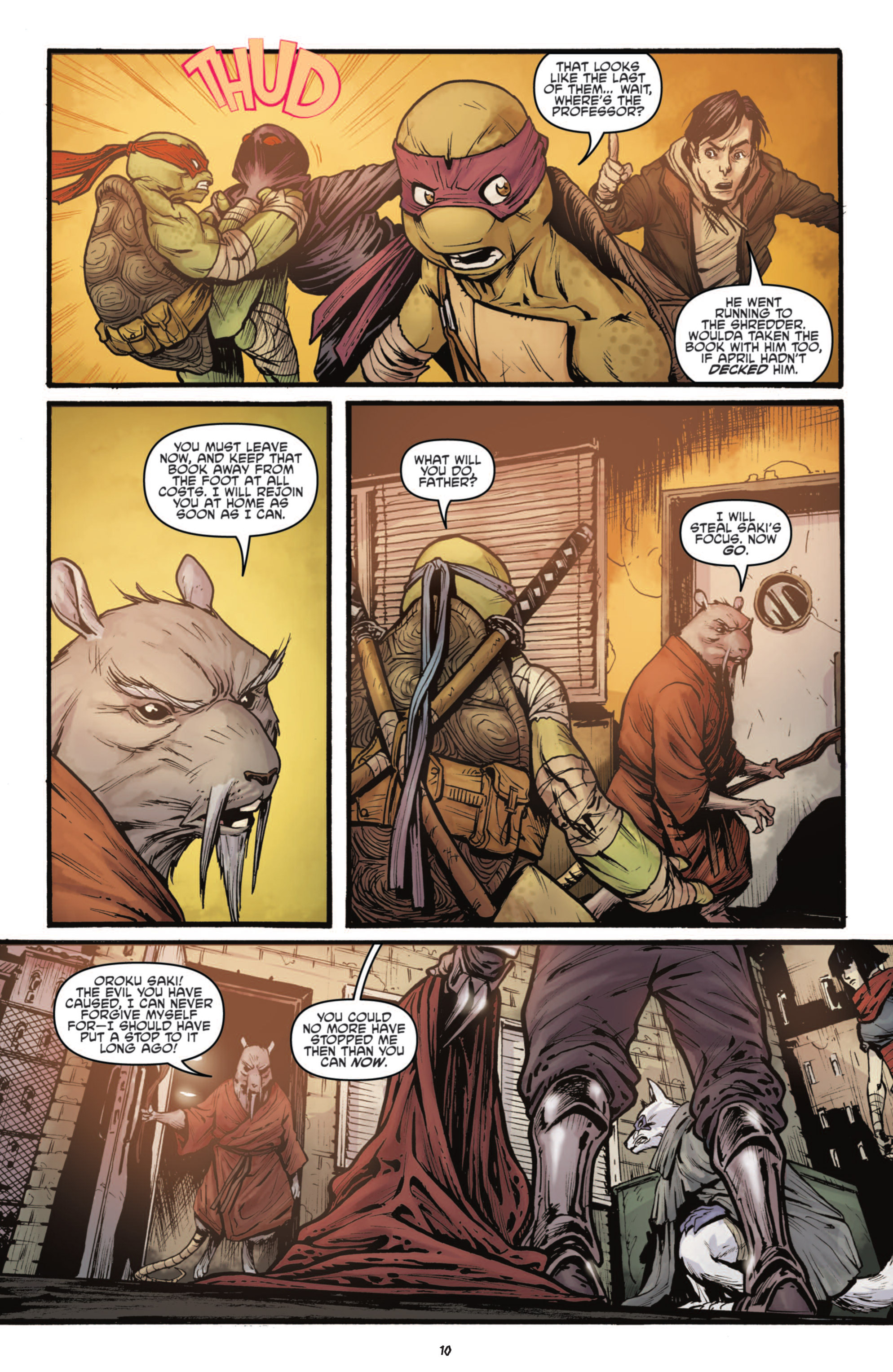 Read online Teenage Mutant Ninja Turtles: The Secret History of the Foot Clan comic -  Issue #4 - 12