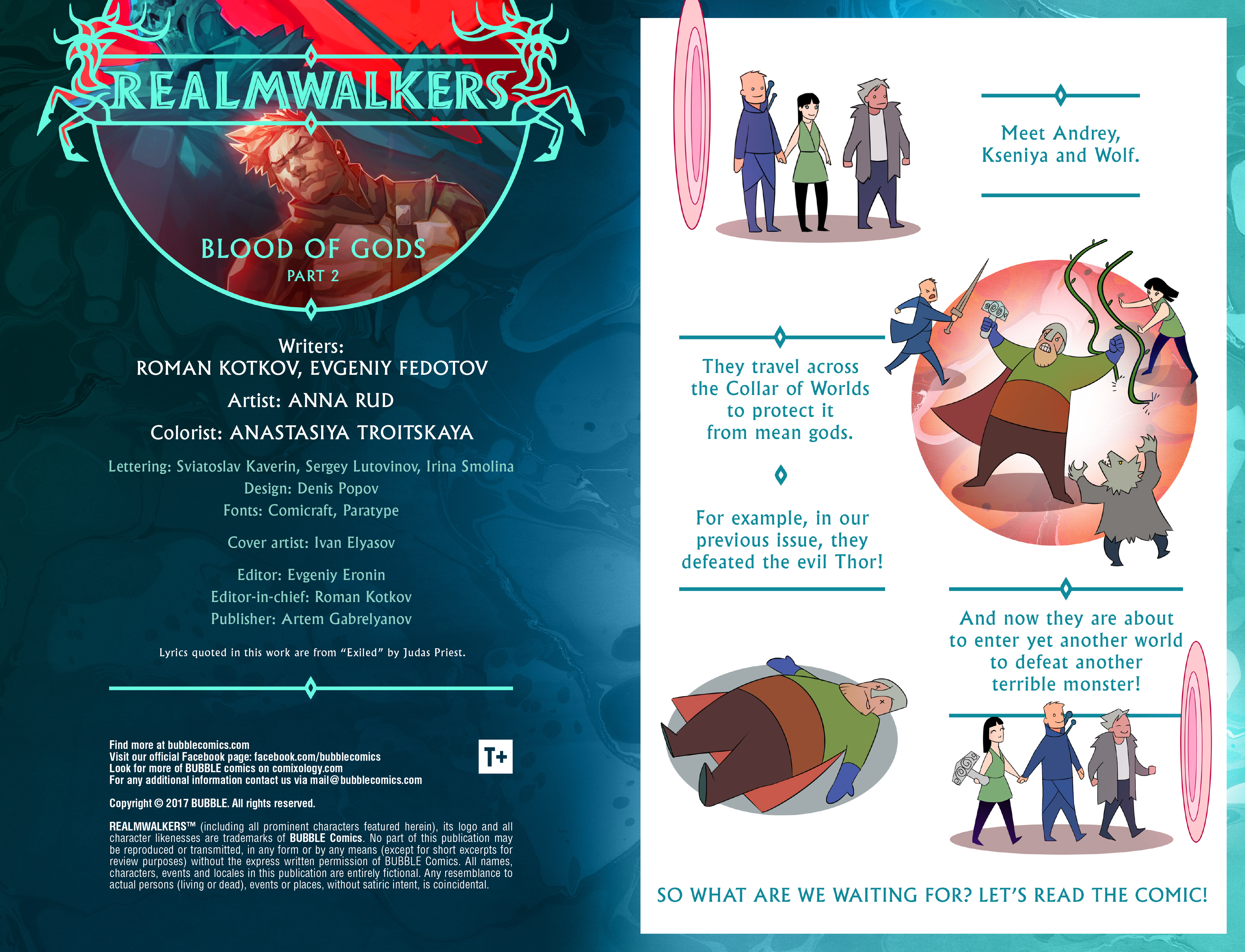 Read online Realmwalkers comic -  Issue #2 - 2