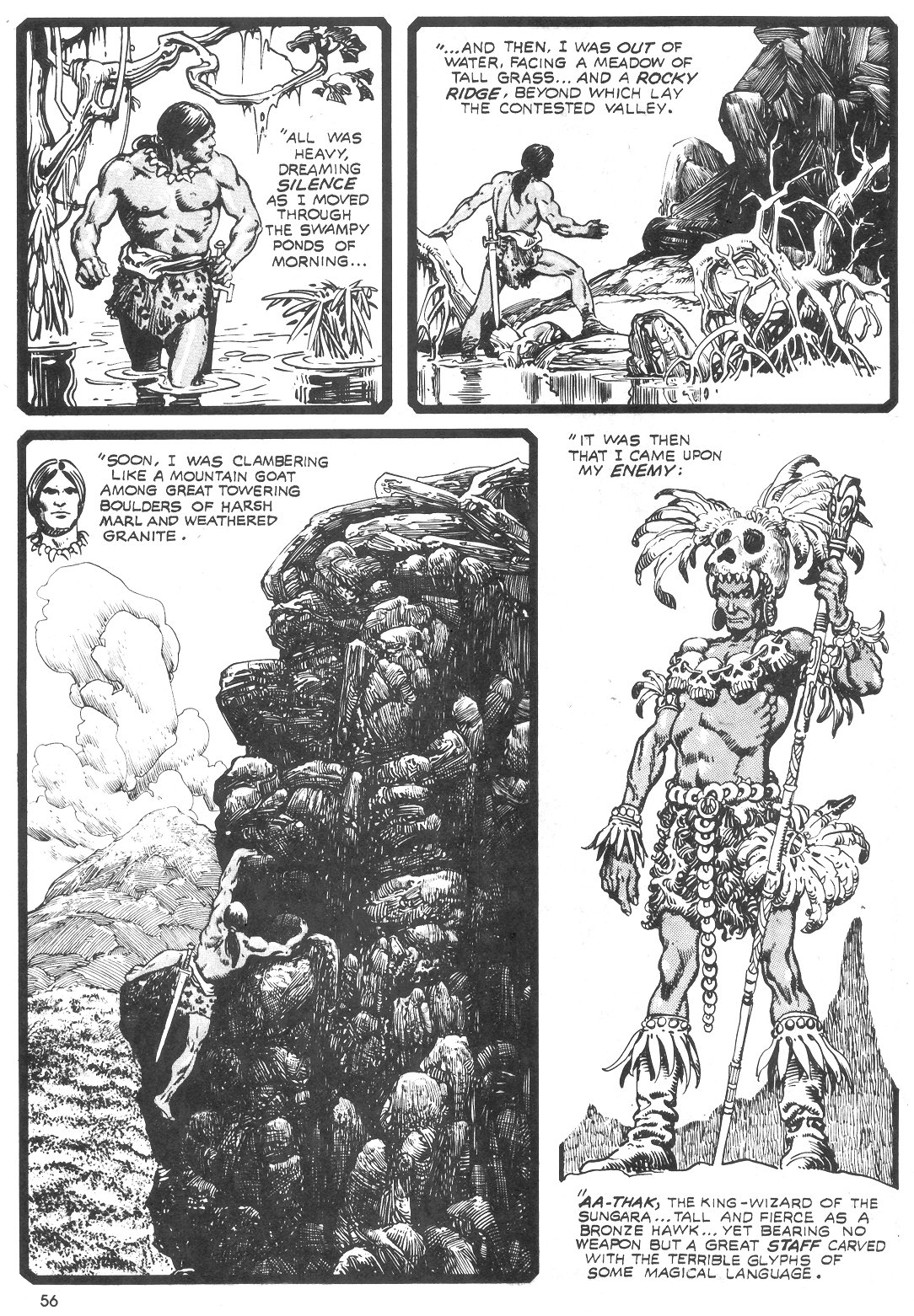 Read online The Savage Sword Of Conan comic -  Issue #55 - 55