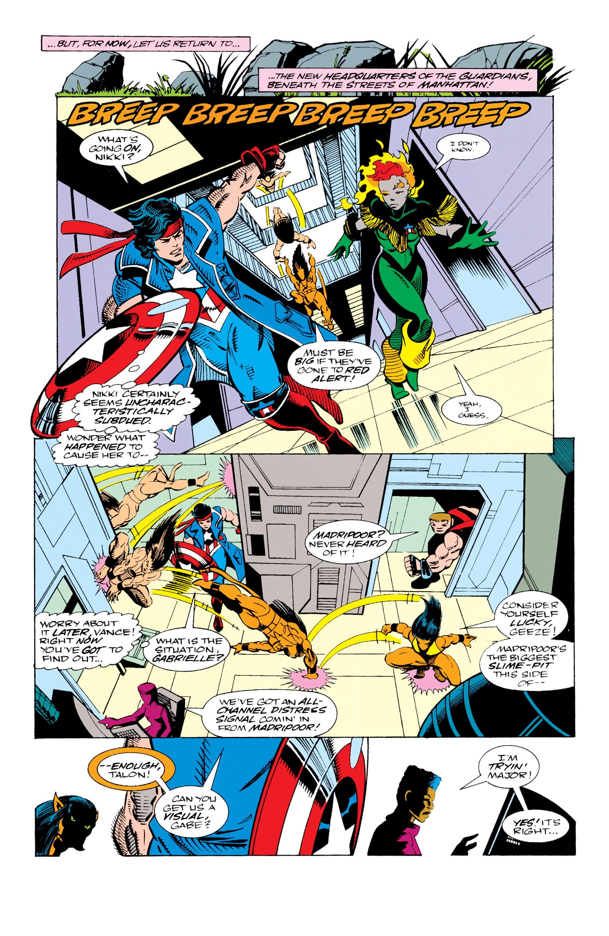 Read online Guardians of the Galaxy (1990) comic -  Issue # _TPB Guardians of the Galaxy by Jim Valentino 3 (Part 1) - 18