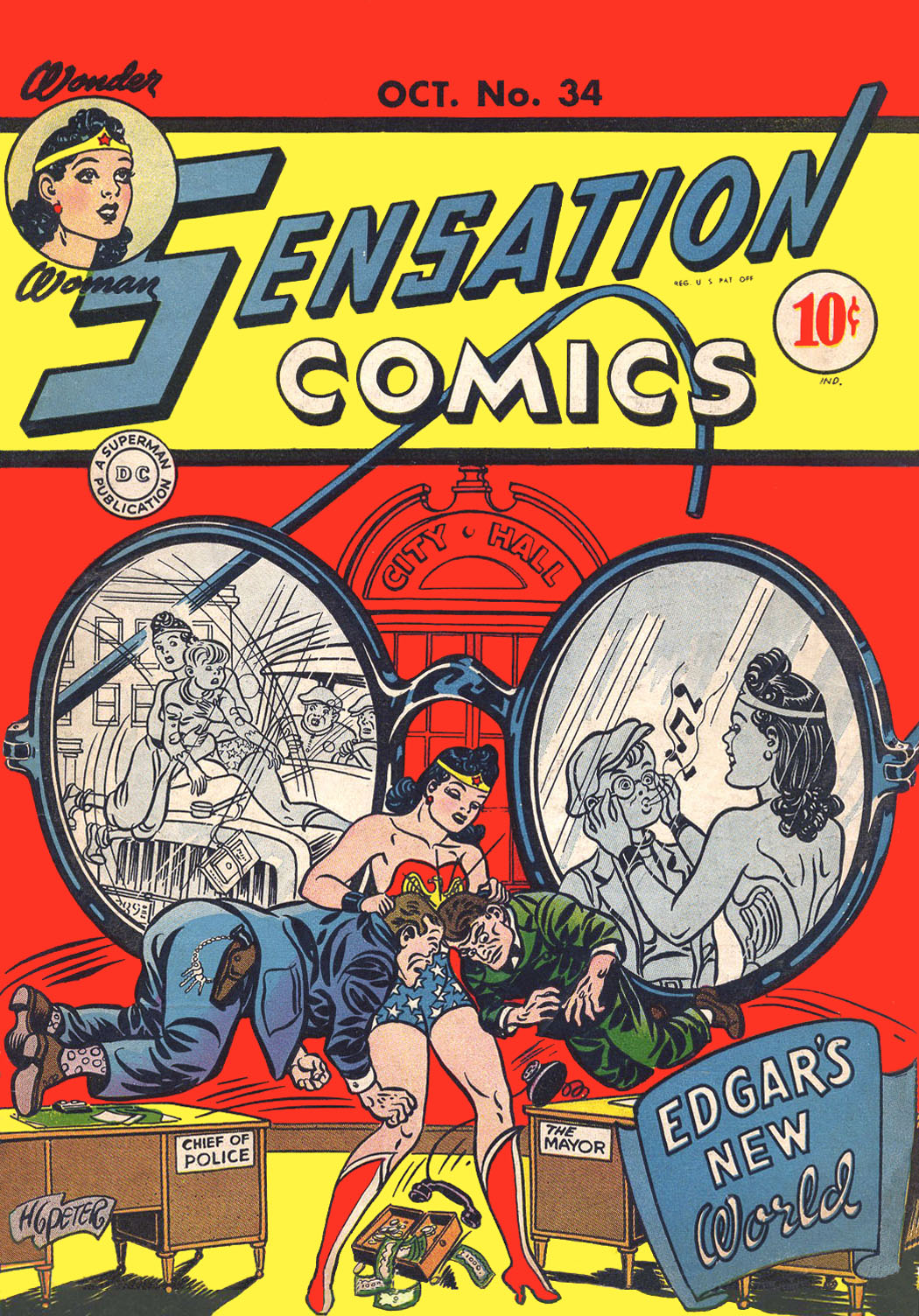 Read online Sensation (Mystery) Comics comic -  Issue #34 - 1