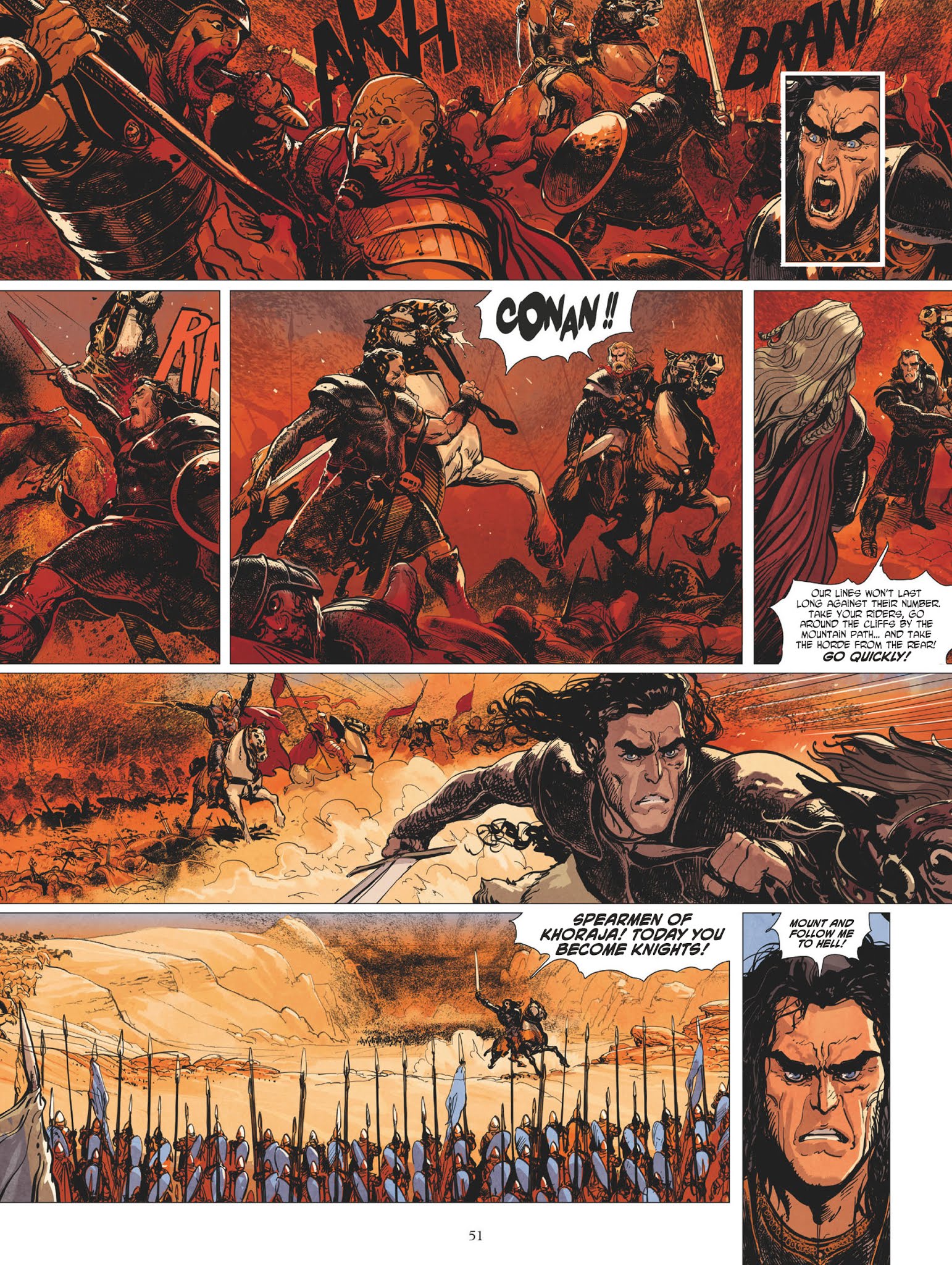 Read online Conan le Cimmérien - La Reine de la côte noire comic -  Issue #2 - 47