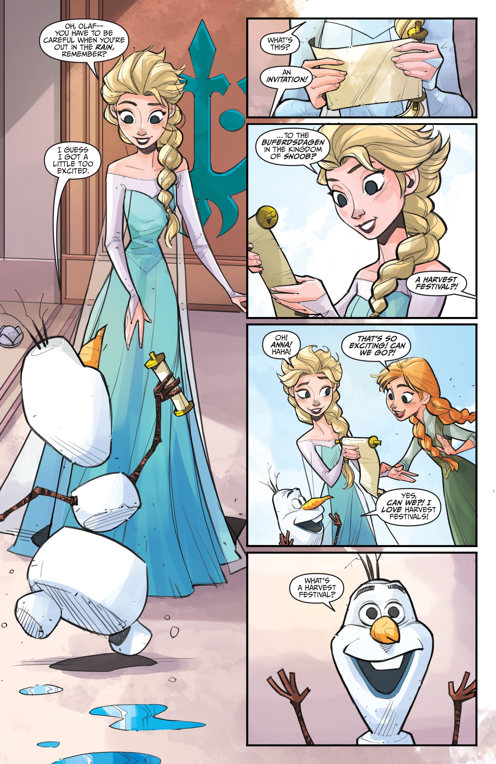 Read online Disney Frozen: Reunion Road comic -  Issue #1 - 4