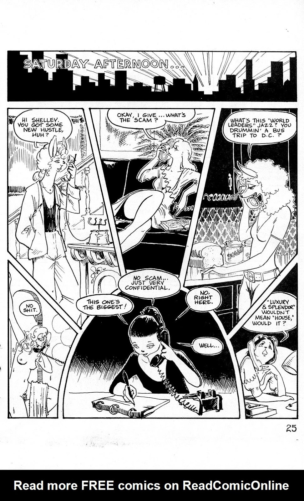 Omaha the Cat Dancer (1986) issue 0 - Page 27