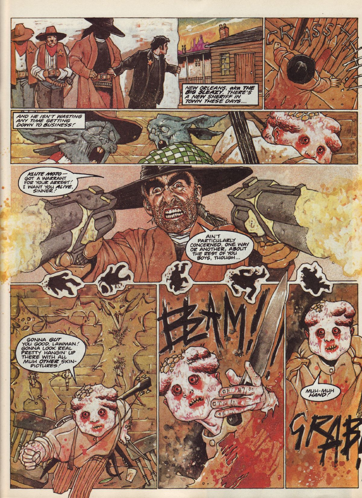 Read online Judge Dredd Megazine (vol. 3) comic -  Issue #19 - 36