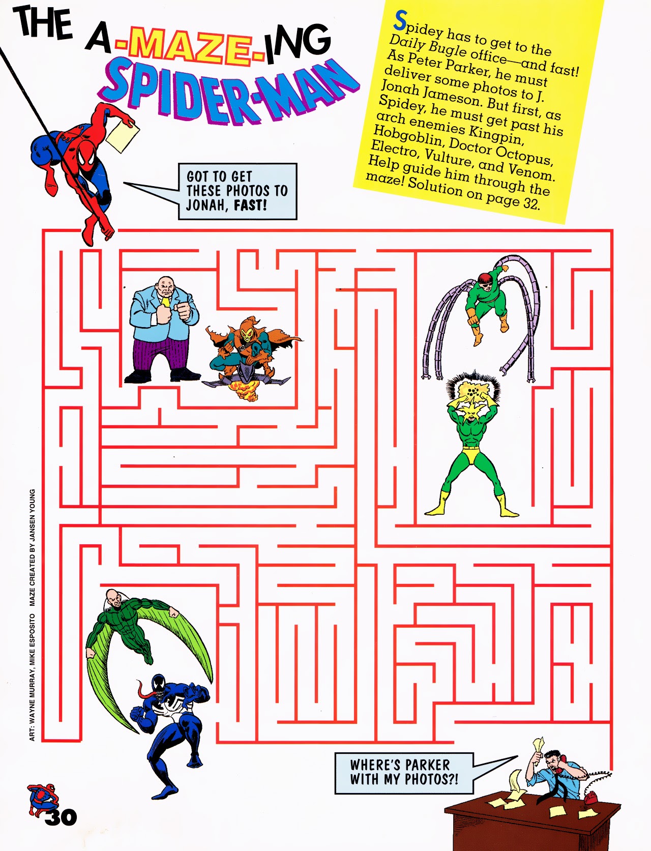 Read online Spider-Man Magazine comic -  Issue #1 - 32