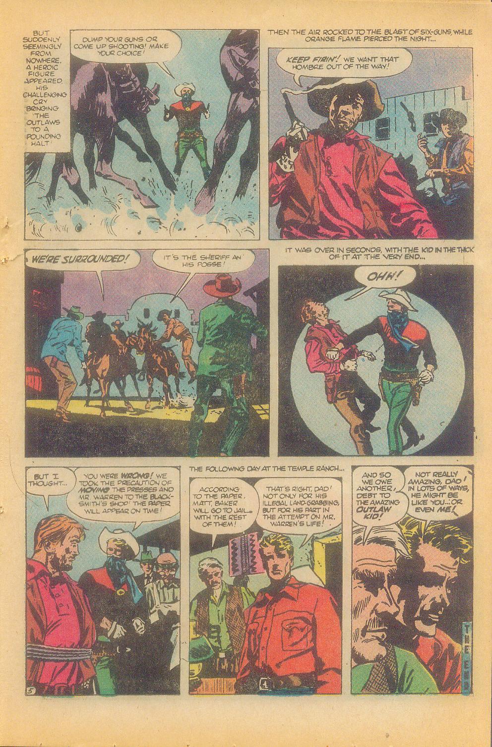 Read online The Outlaw Kid (1970) comic -  Issue #8 - 7