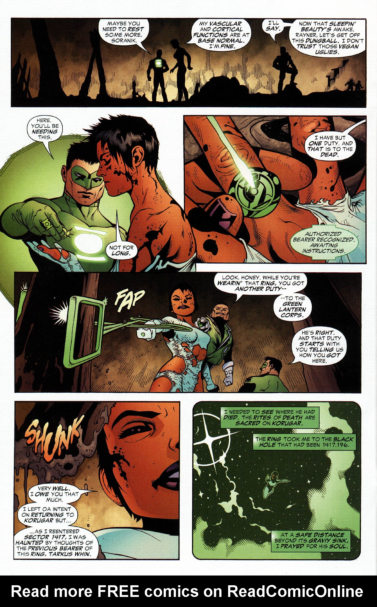 Read online Green Lantern Corps: Recharge comic -  Issue #3 - 13