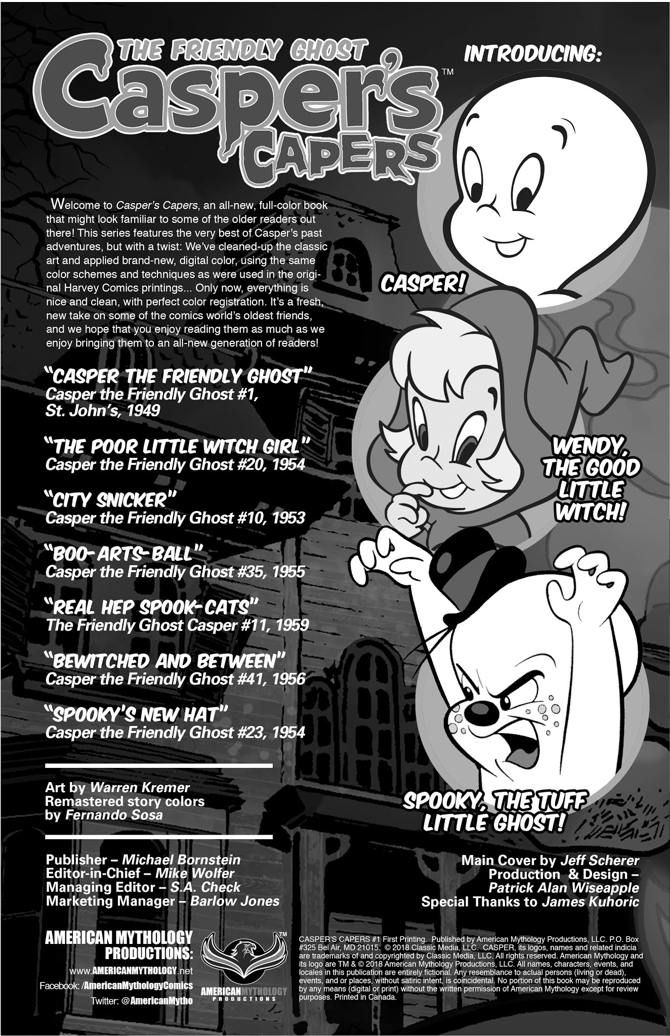 Read online Casper's Capers comic -  Issue #1 - 2