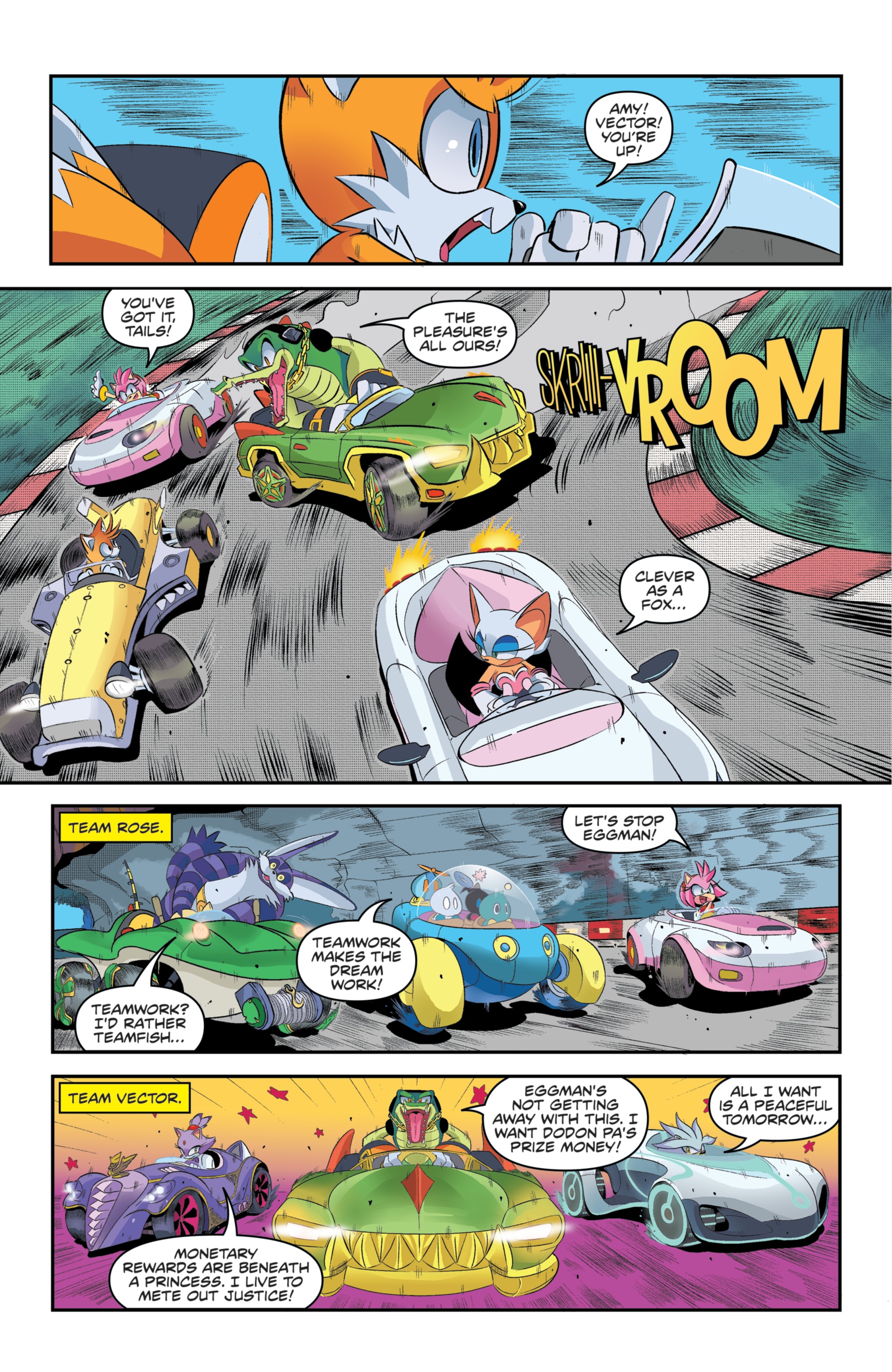 Read online Team Sonic Racing Deluxe Turbo Championship Edition comic -  Issue # Full - 14