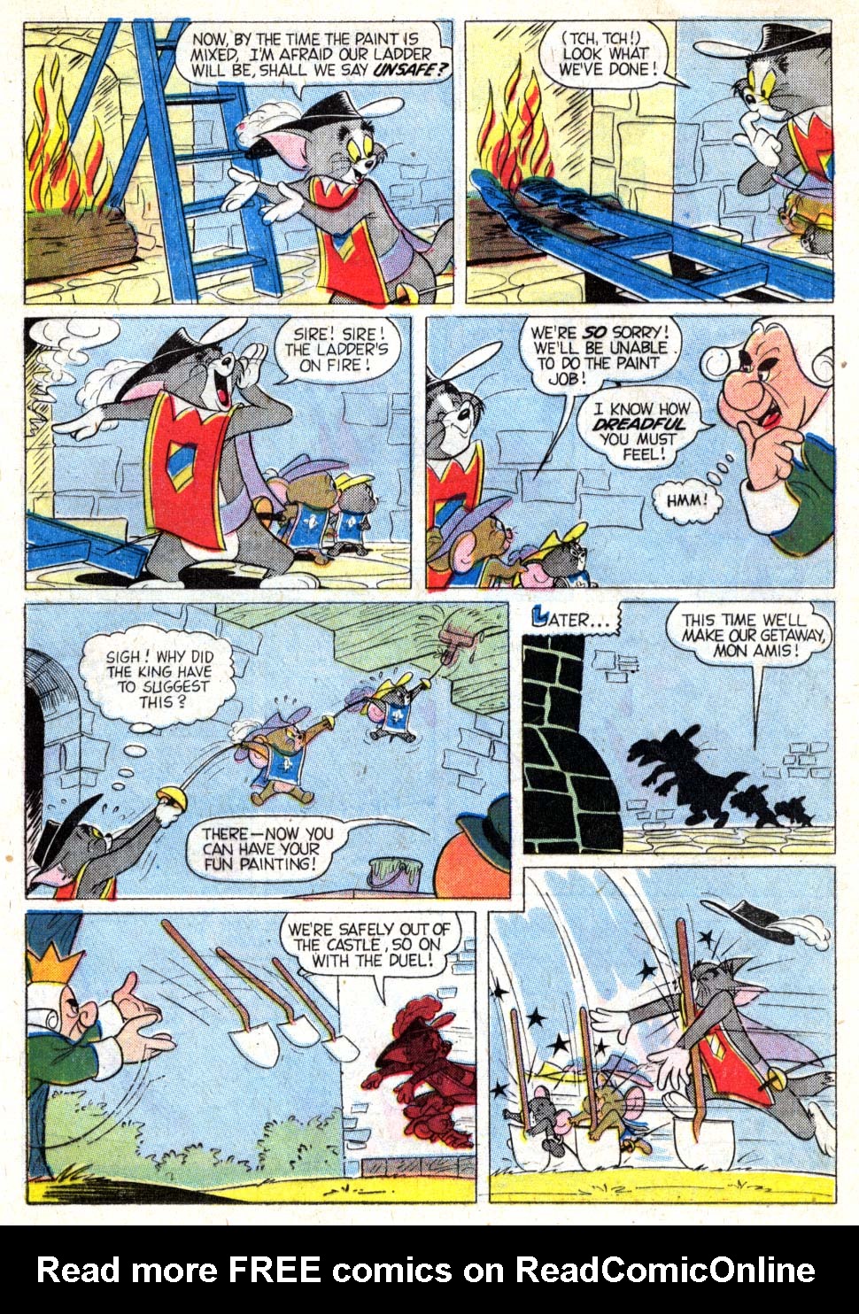 Read online M.G.M's The Mouse Musketeers comic -  Issue #12 - 13
