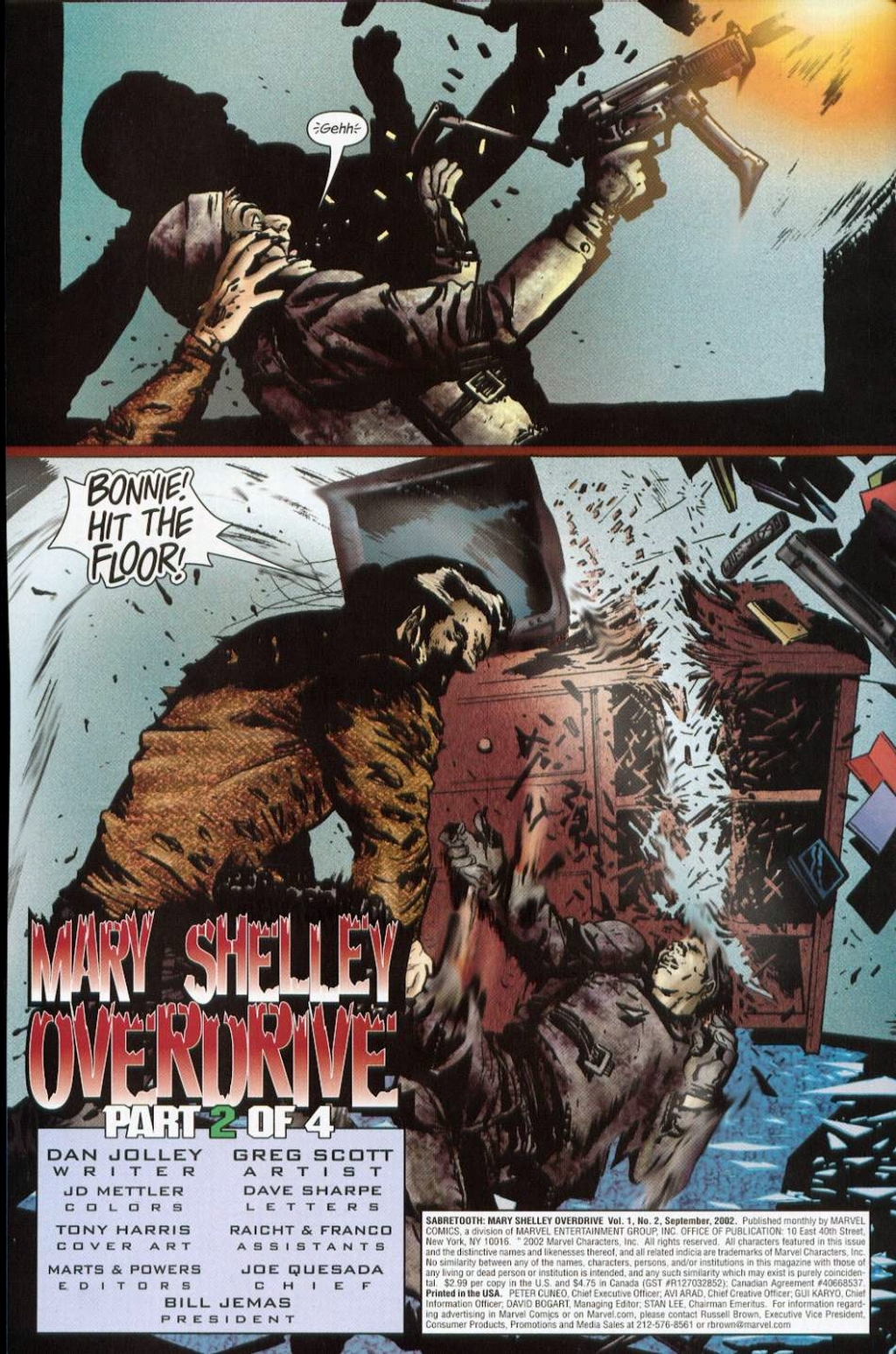Read online Sabretooth: Mary Shelley Overdrive comic -  Issue #2 - 3