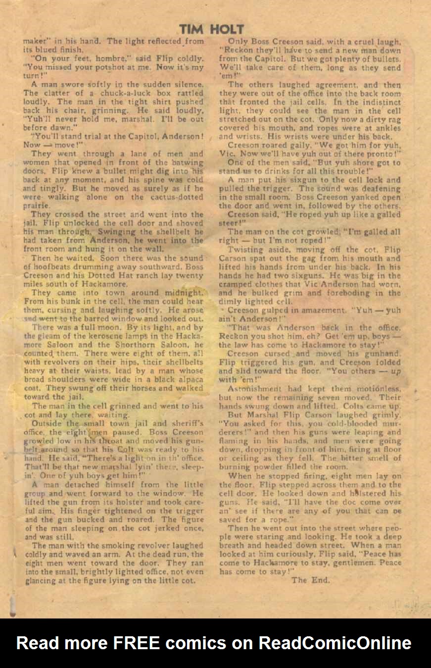 Read online Tim Holt comic -  Issue #6 - 25