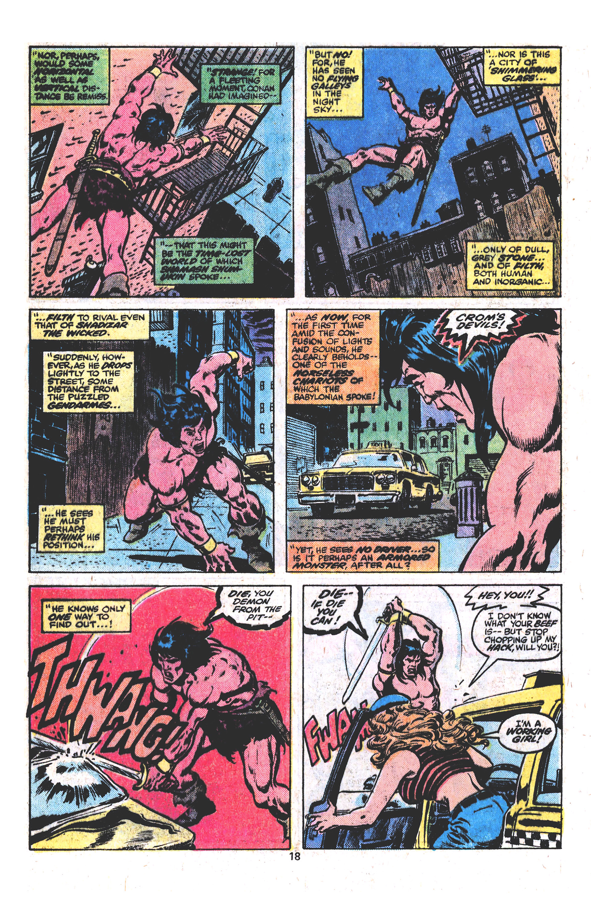 Read online What If? (1977) comic -  Issue #13 - Conan The Barbarian walked the Earth Today - 15
