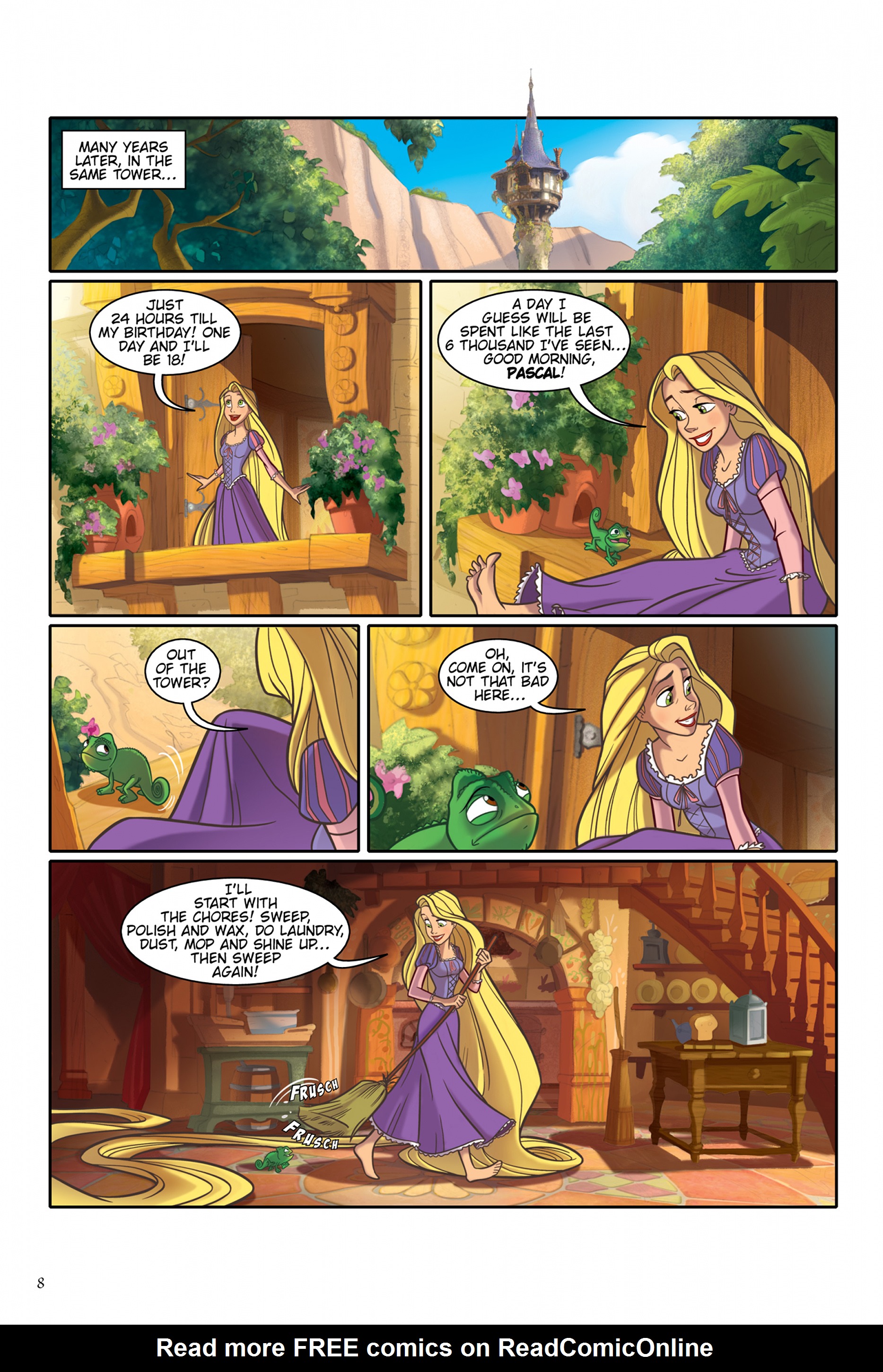 Read online Disney Tangled: The Story of the Movie in Comics comic -  Issue # Full - 10