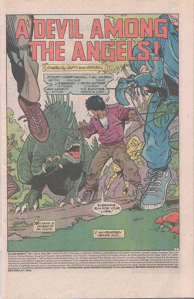 Read online Fallen Angels comic -  Issue #4 - 2