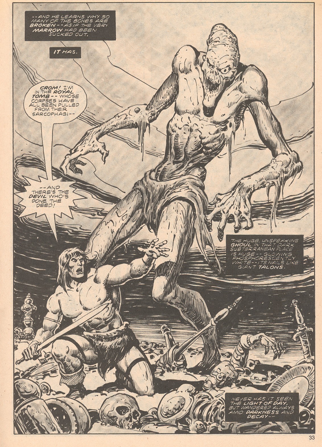 Read online The Savage Sword Of Conan comic -  Issue #68 - 33