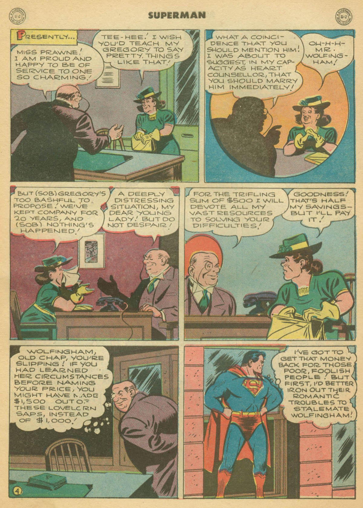 Read online Superman (1939) comic -  Issue #39 - 41