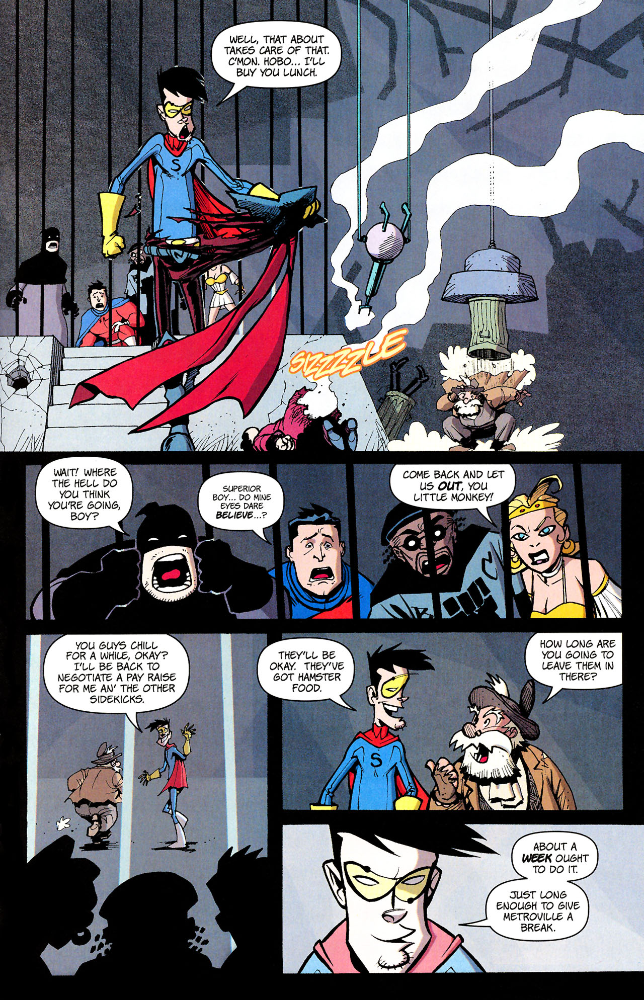 Read online Paul Jenkins' Sidekick comic -  Issue #5 - 23