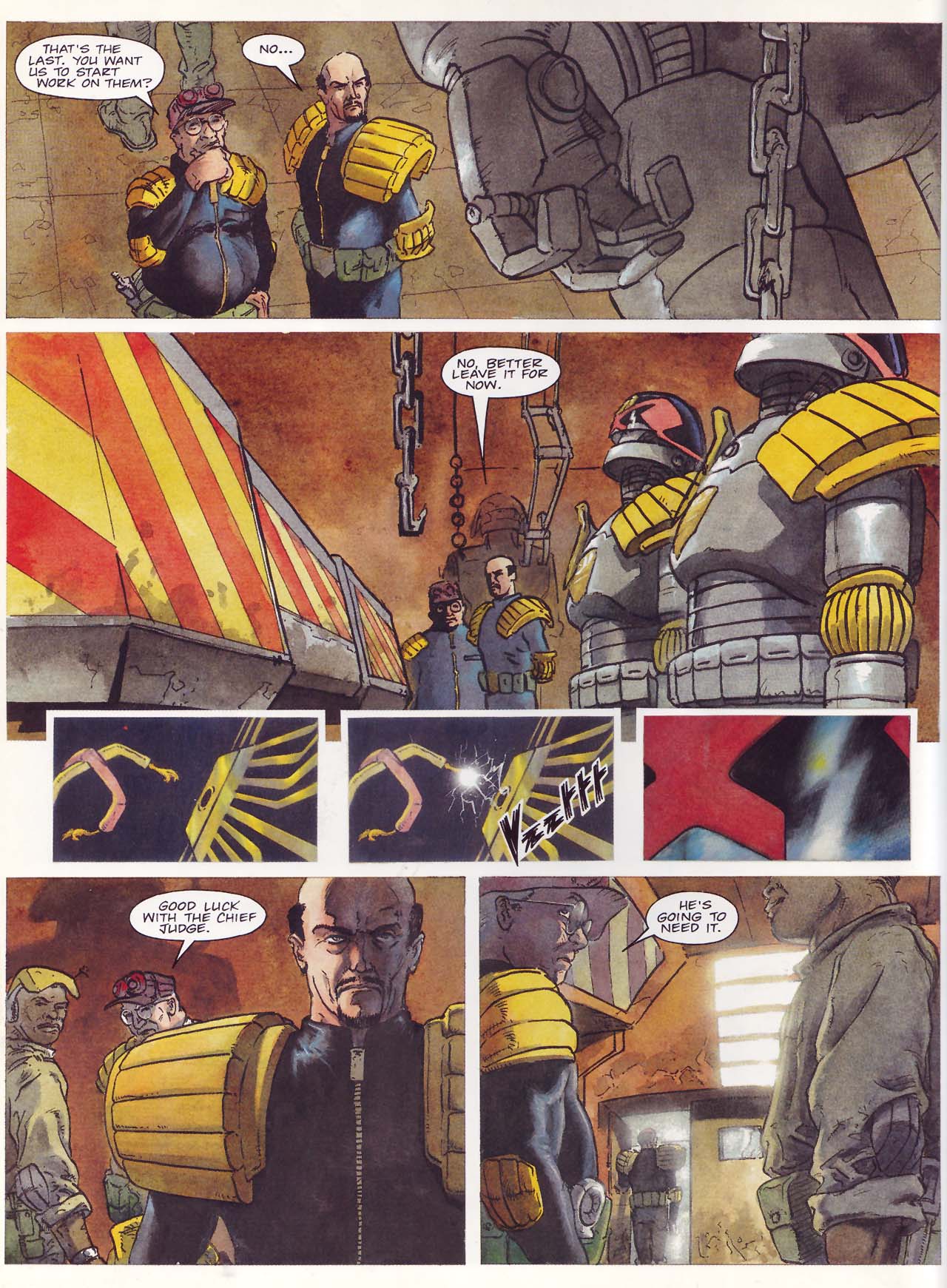 Read online Judge Dredd: Mechanismo comic -  Issue # TPB - 63