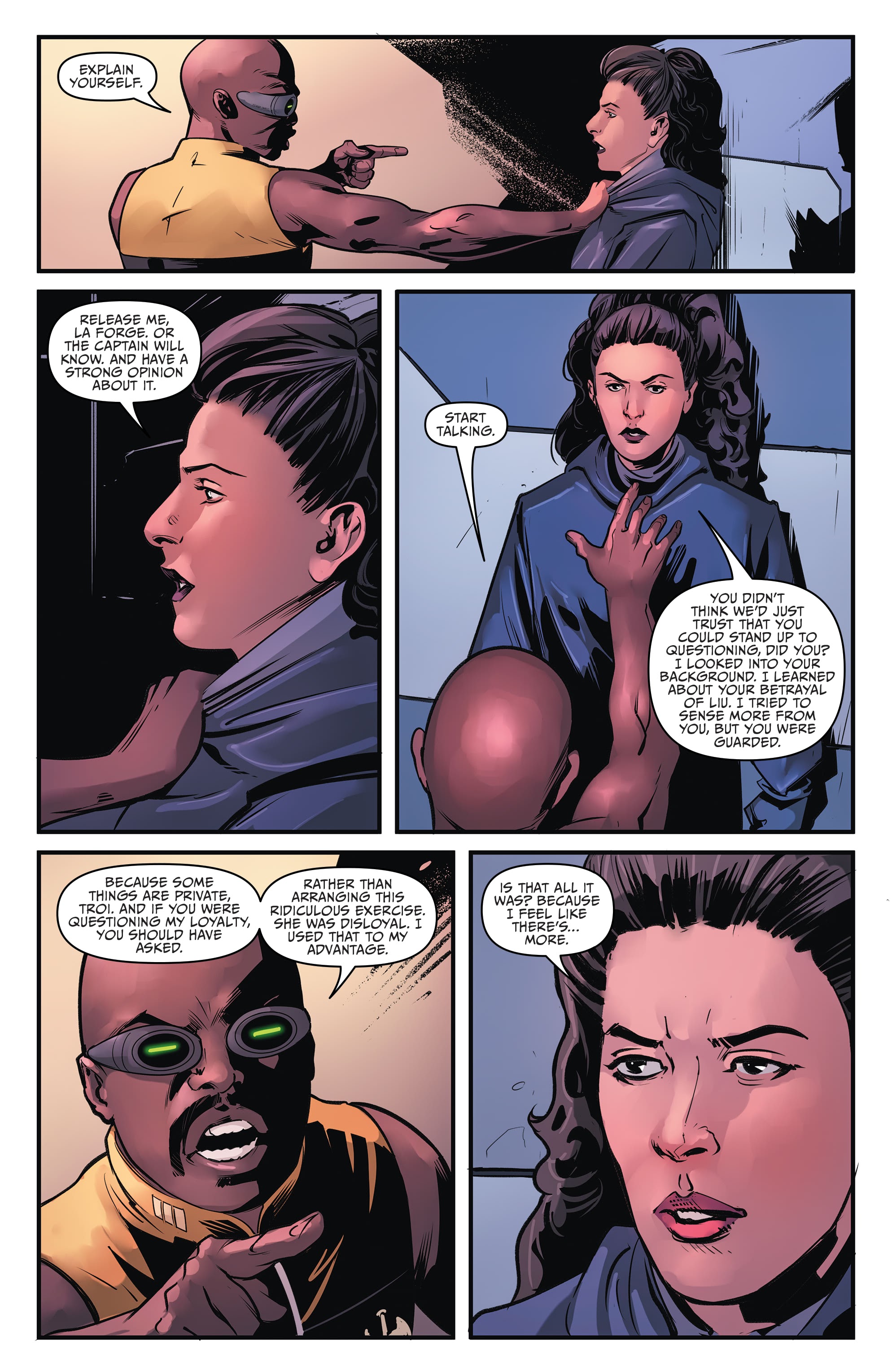Read online Star Trek: The Mirror War - Captain LaForge comic -  Issue #1 - 20