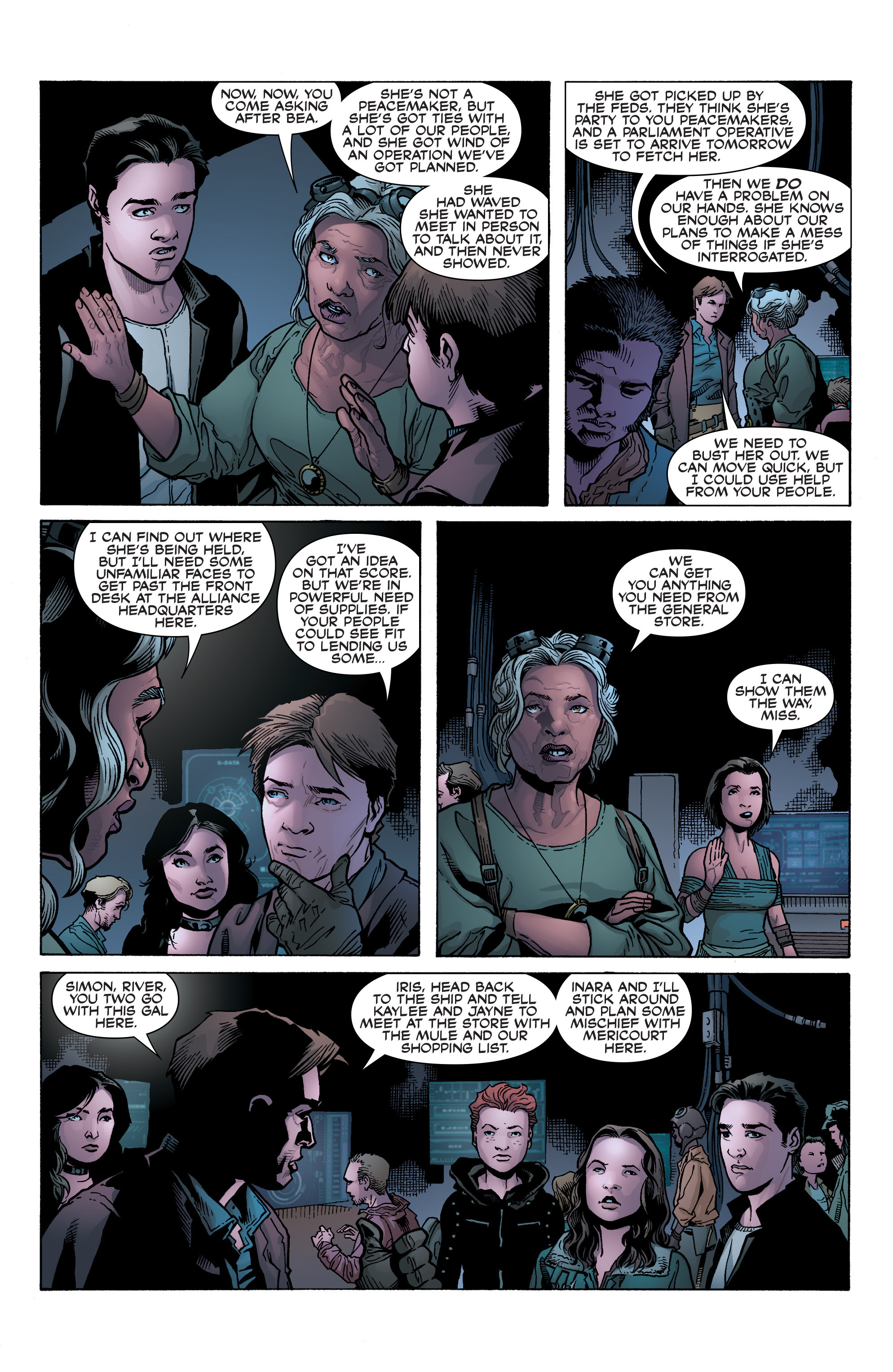 Read online Serenity: Firefly Class 03-K64 – No Power in the 'Verse comic -  Issue #2 - 12