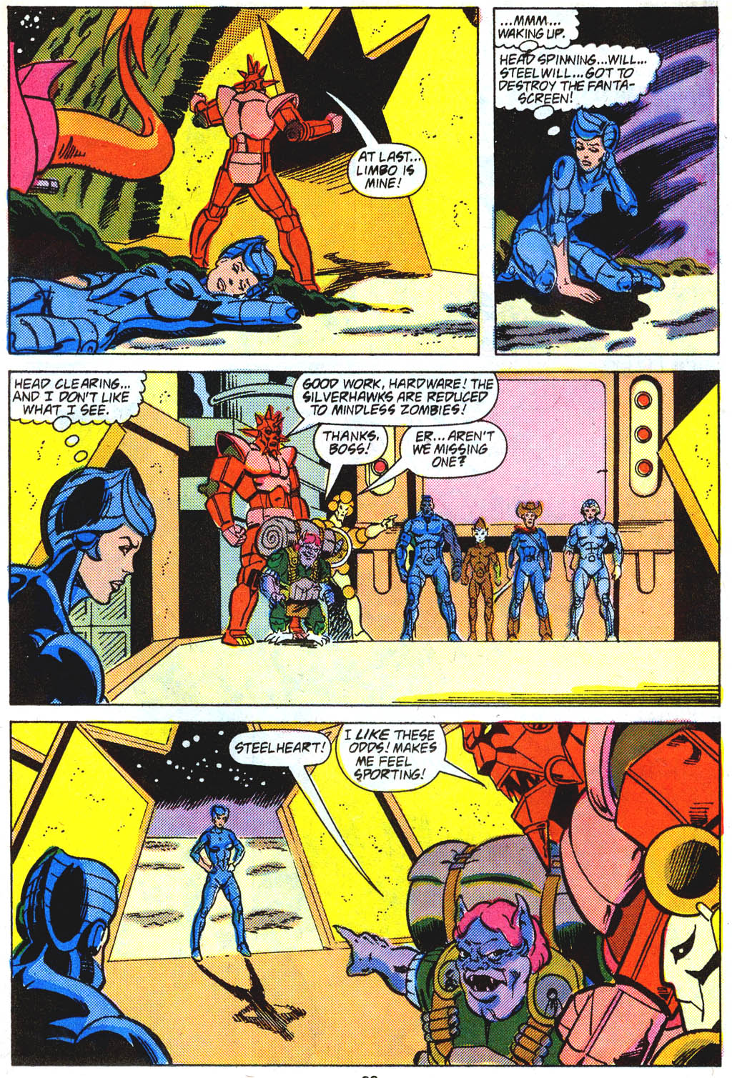 Read online SilverHawks comic -  Issue #5 - 18