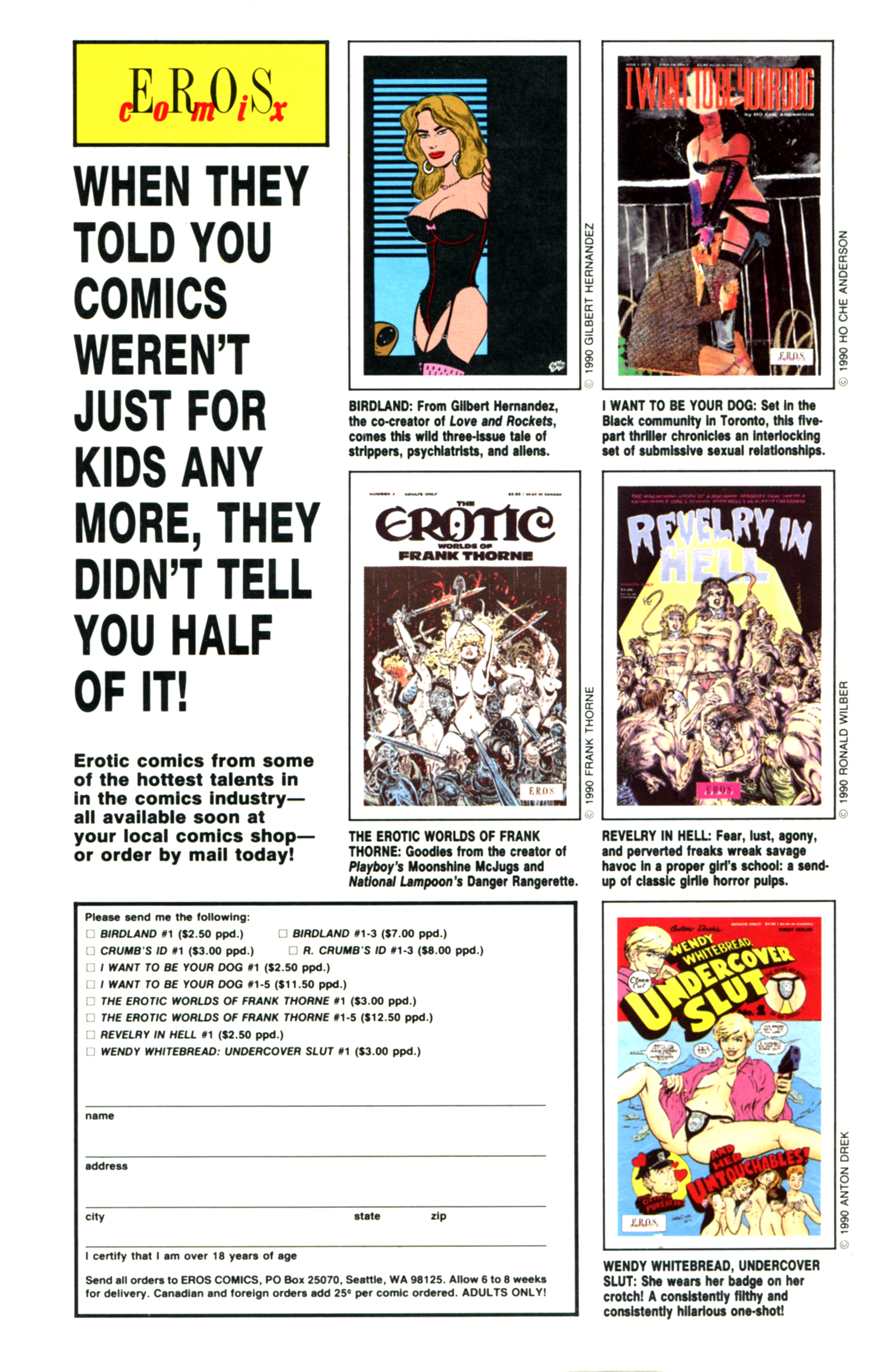 Read online Amazing Heroes comic -  Issue #184 - 63