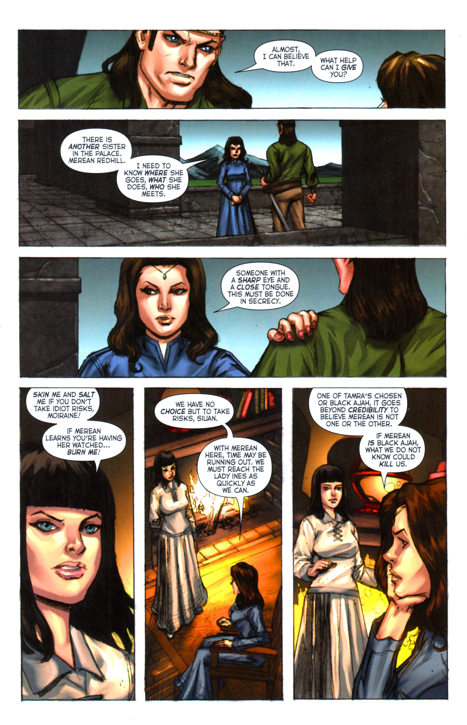 Read online Robert Jordan's The Wheel of Time: New Spring comic -  Issue #8 - 14