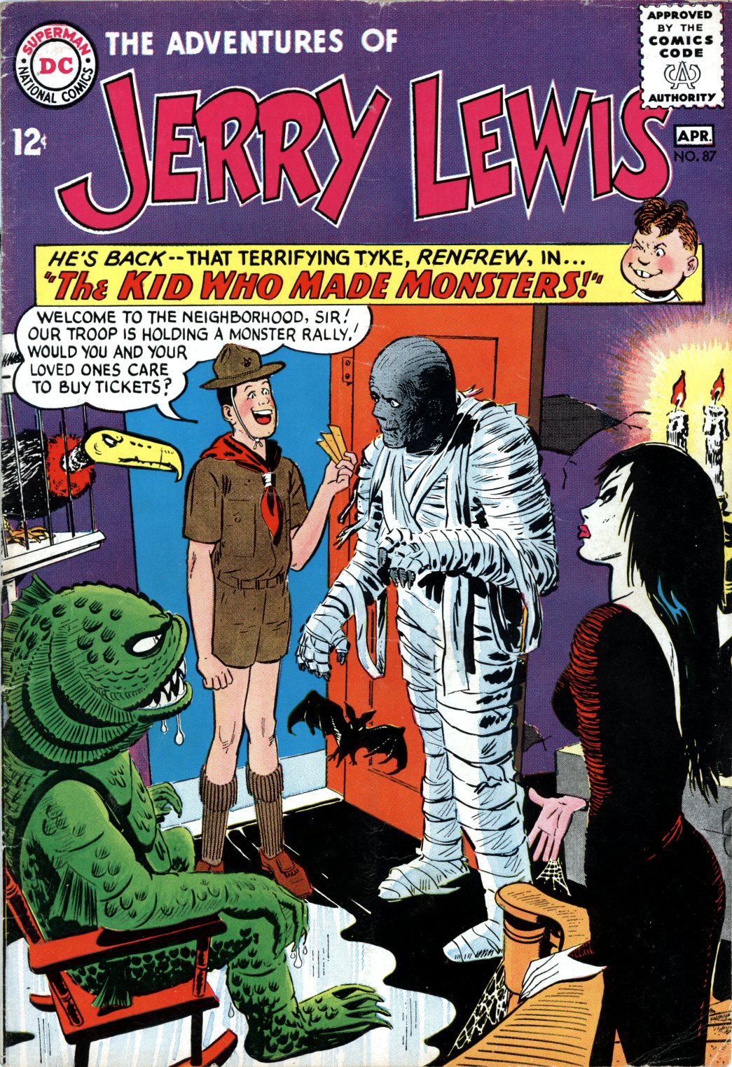 Read online The Adventures of Jerry Lewis comic -  Issue #87 - 1