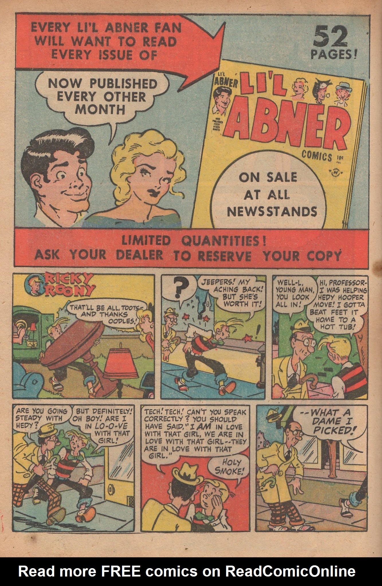 Read online Li'l Abner Comics comic -  Issue #63 - 40