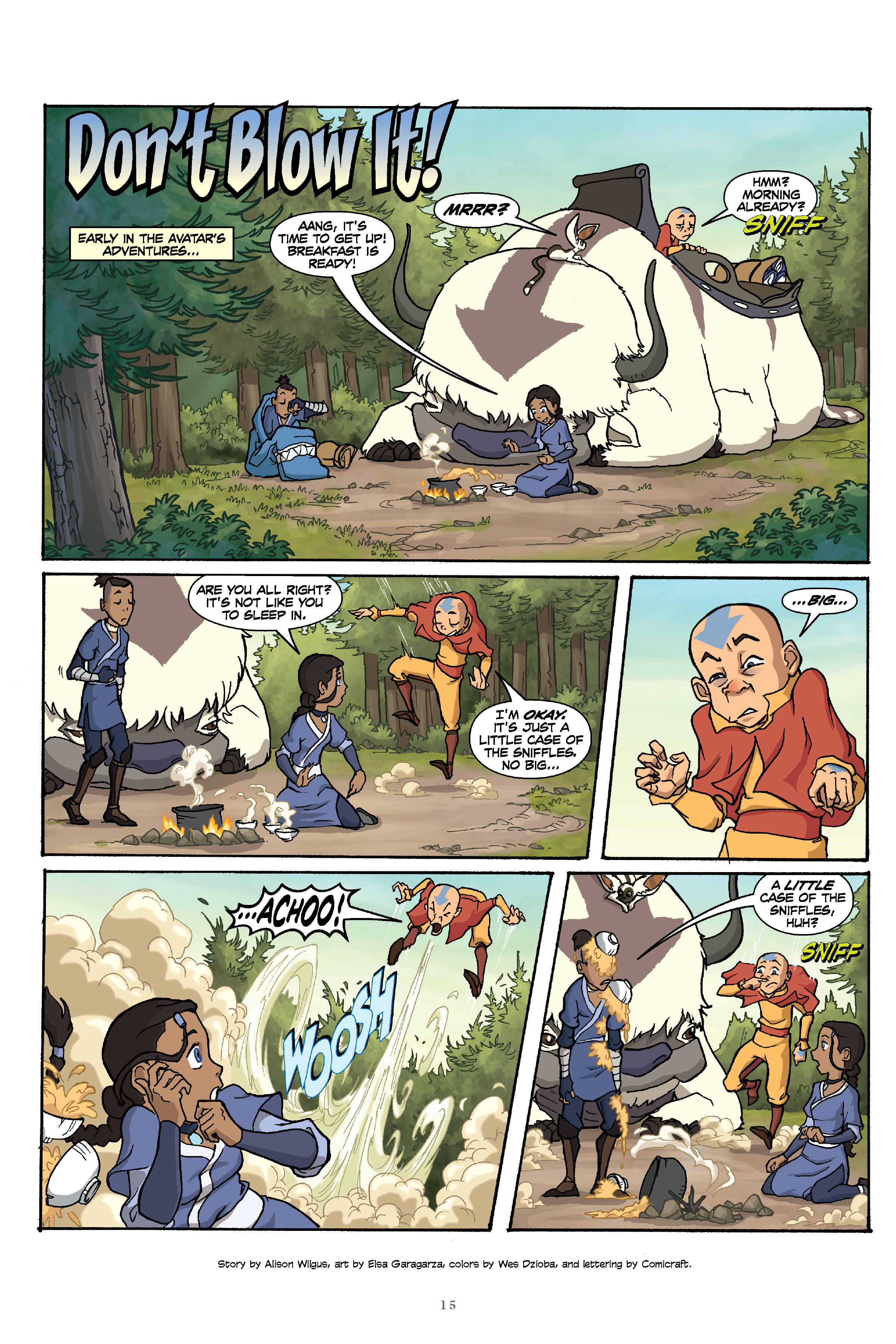 Read online Nickelodeon Avatar: The Last Airbender–The Lost Adventures & Team Avatar Tales Library Edition comic -  Issue # TPB (Part 1) - 17