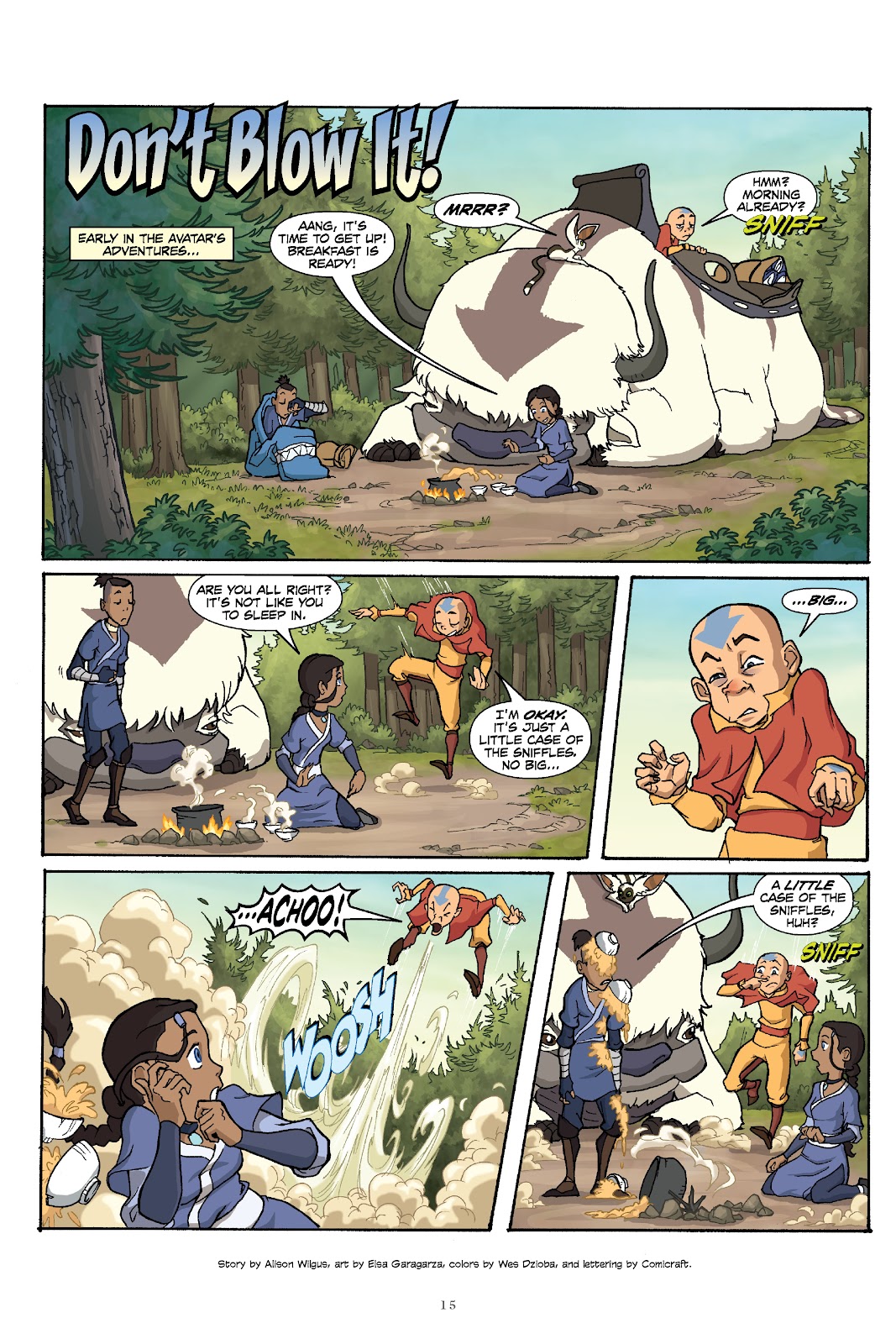 Nickelodeon Avatar: The Last Airbender–The Lost Adventures & Team Avatar Tales Library Edition issue TPB (Part 1) - Page 17