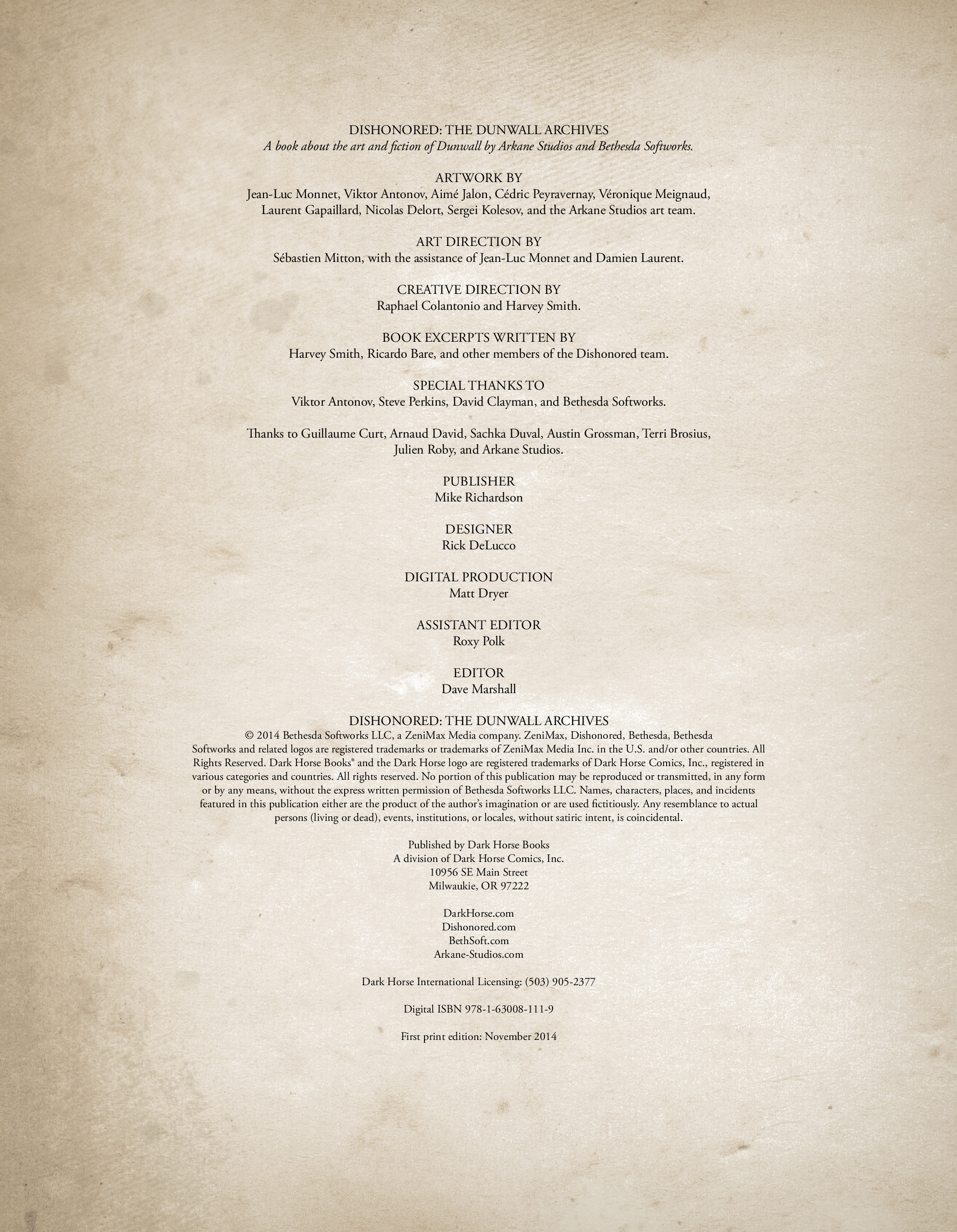 Read online Dishonored: The Dunwall Archives comic -  Issue # TPB (Part 1) - 7