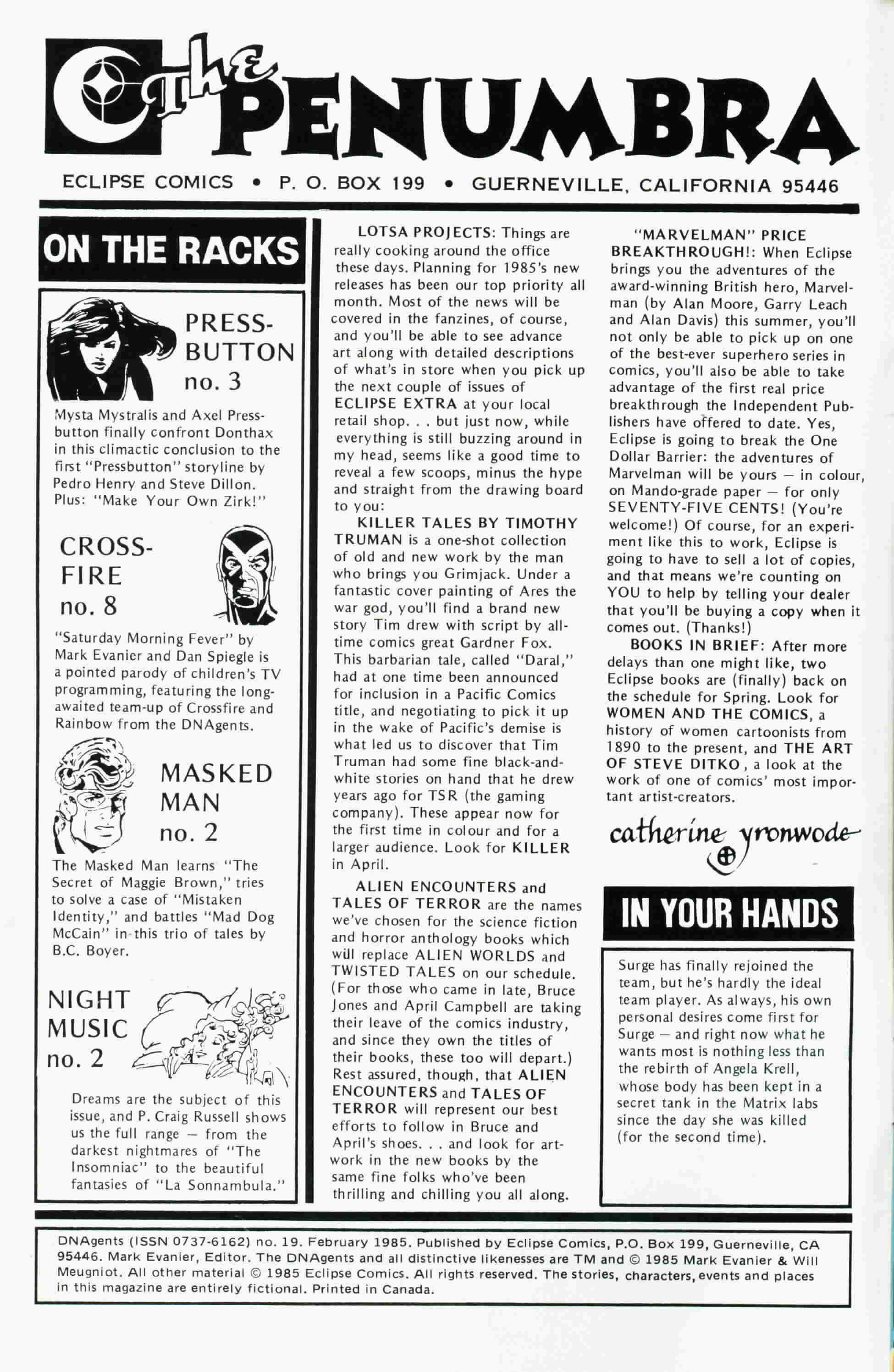 Read online DNAgents comic -  Issue #19 - 2