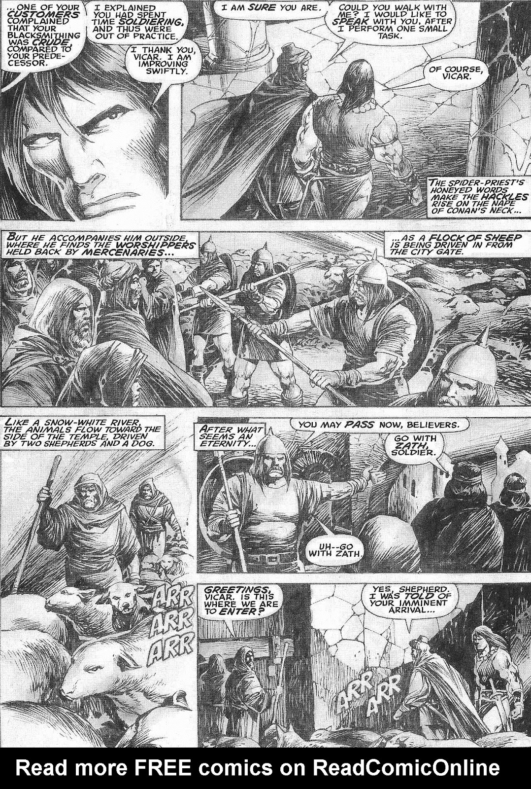 The Savage Sword Of Conan issue 209 - Page 8
