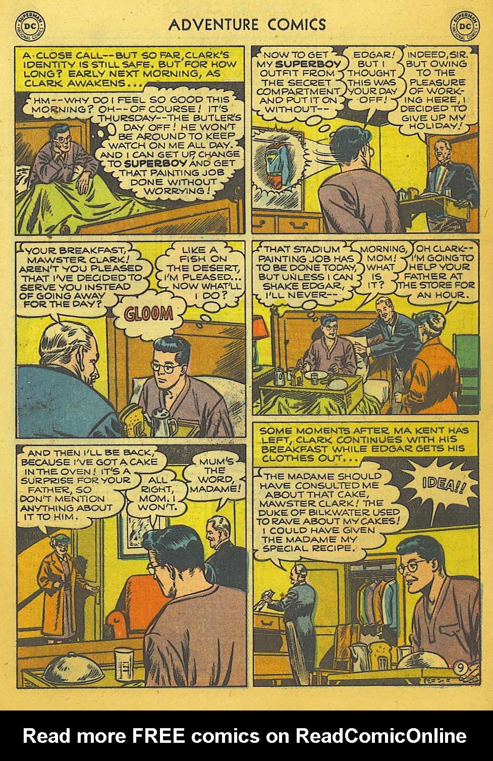 Read online Adventure Comics (1938) comic -  Issue #169 - 10