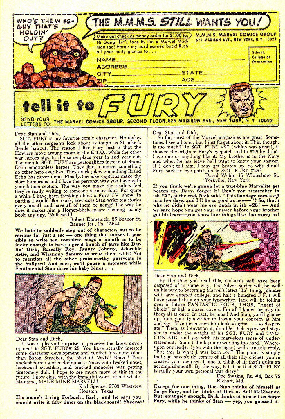 Read online Sgt. Fury comic -  Issue #32 - 32